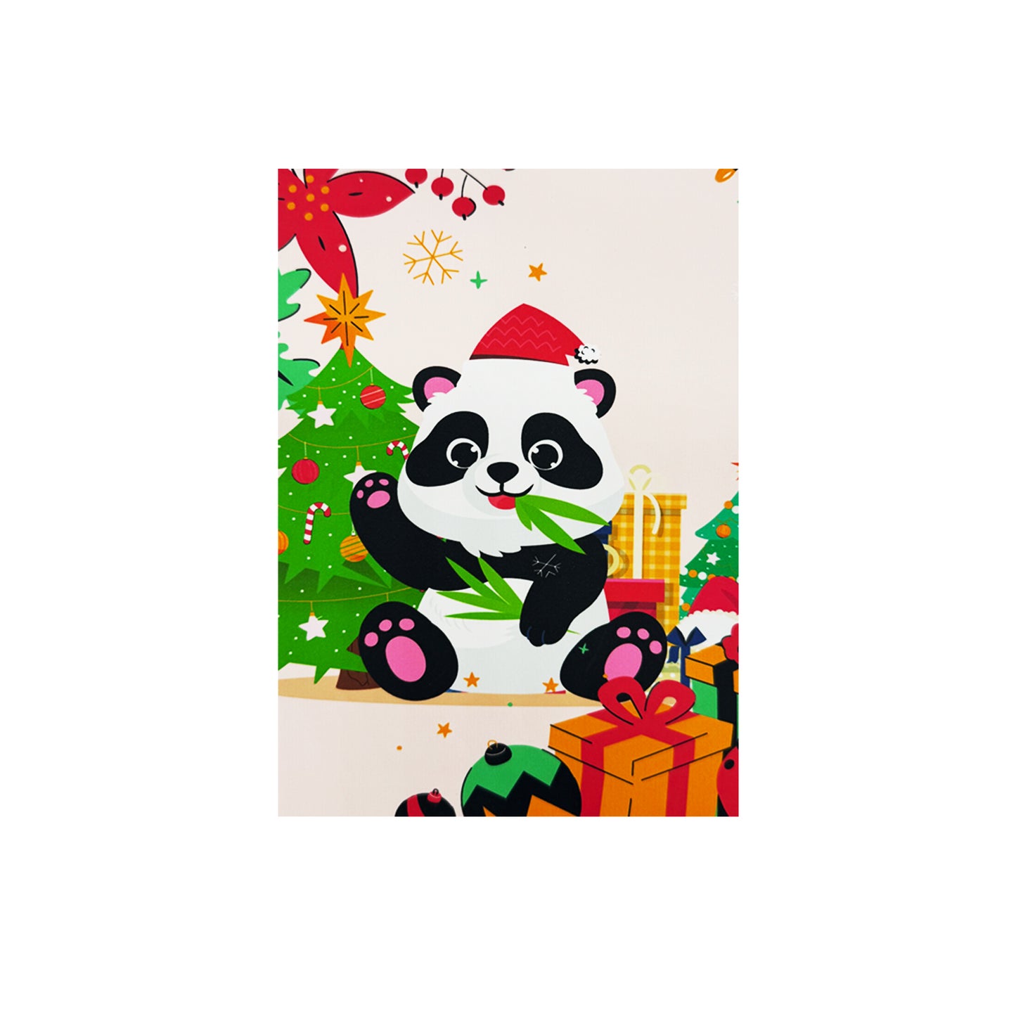 Christmas Panda Tree Pop Up Cards