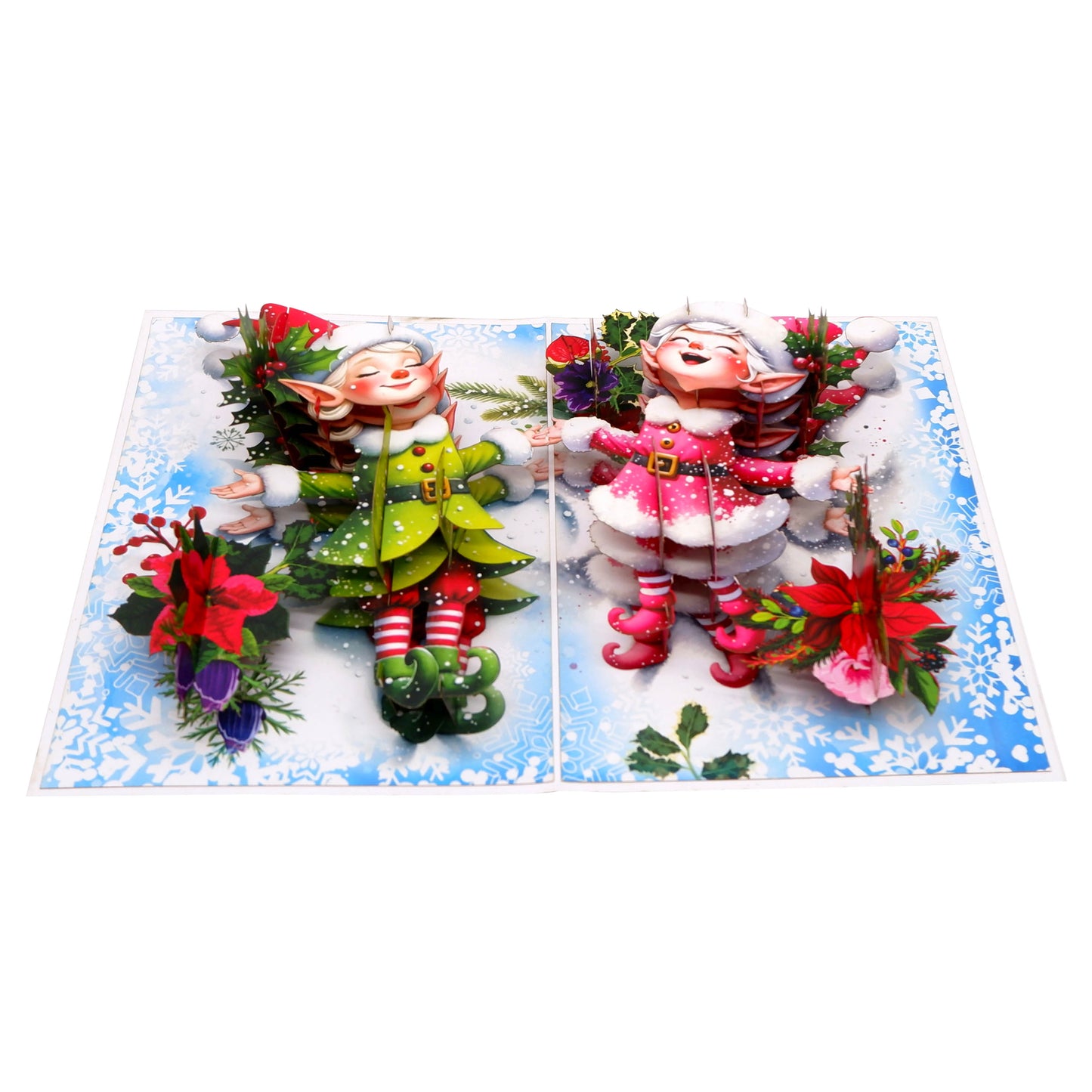 Xmas Elves Pop-Up Card