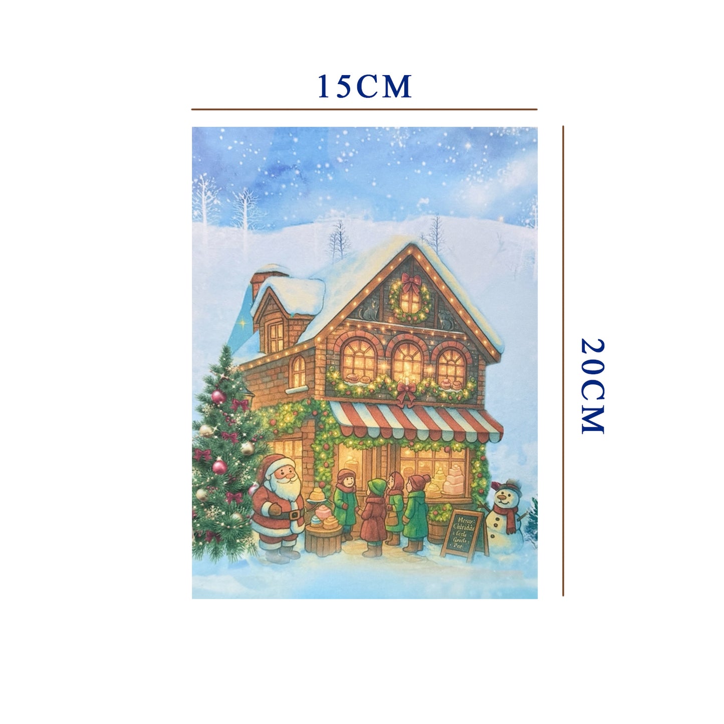 Winter Holiday Spirit Xmas Pop-Up Card