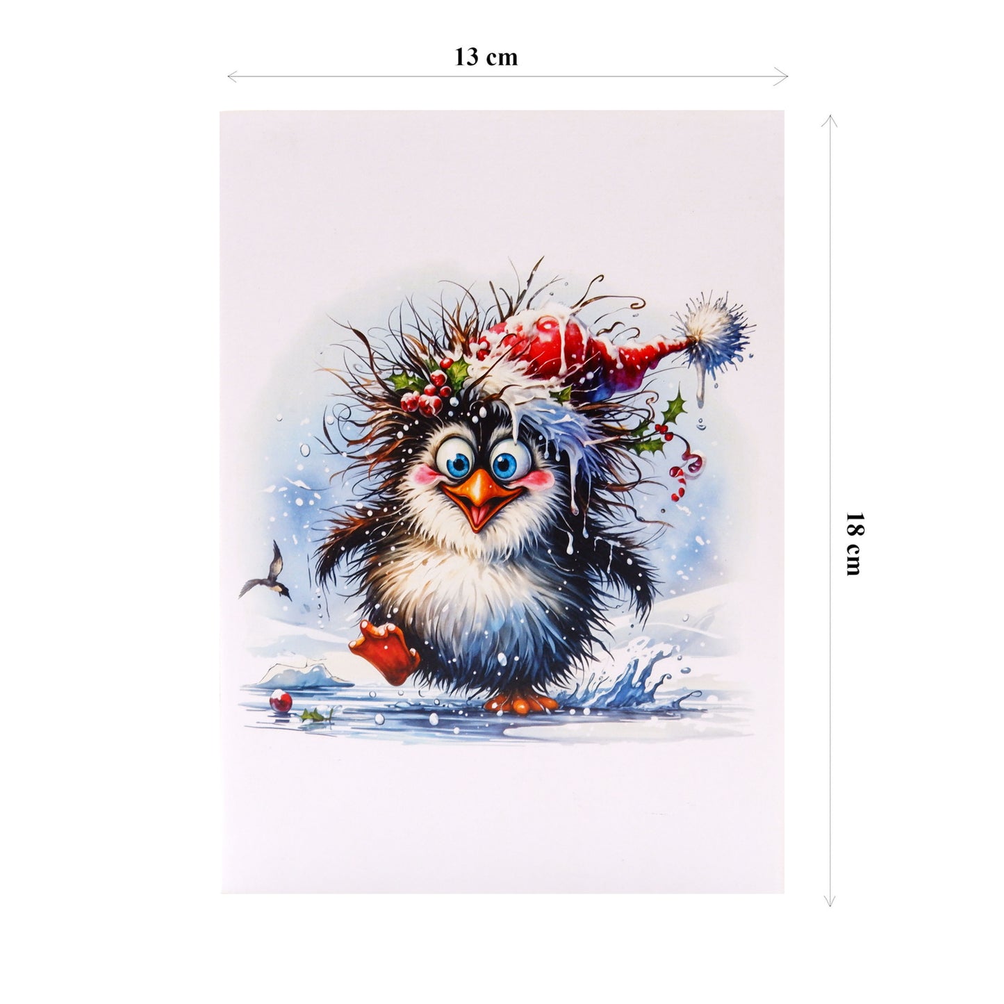 Xmas Penguin Pop-Up Card
