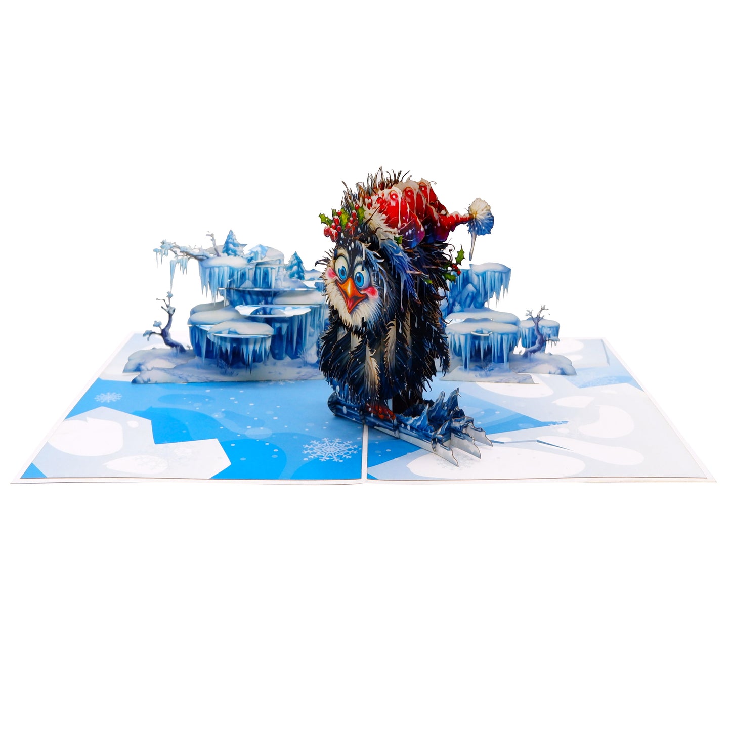 Xmas Penguin Pop-Up Card