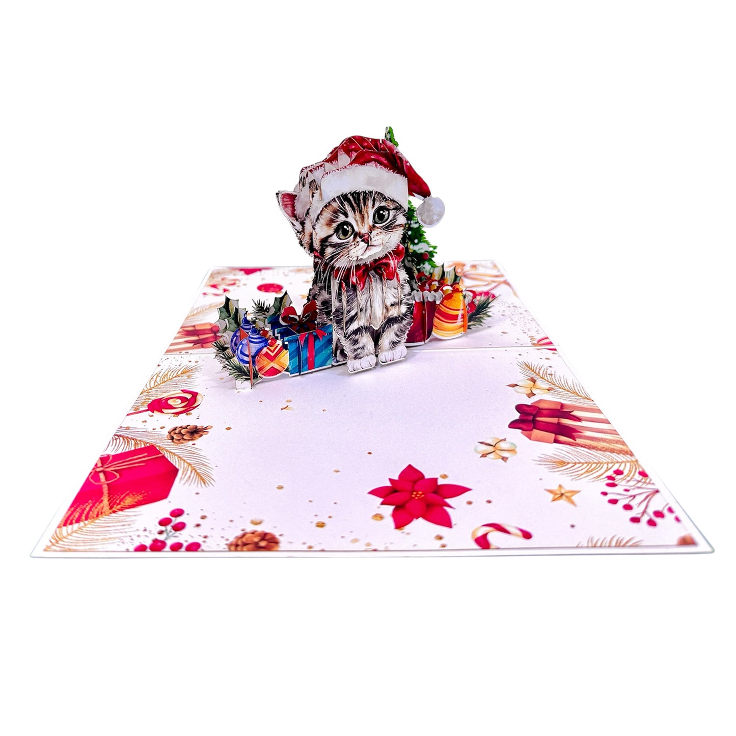 Xmas Cat Pop-Up Card