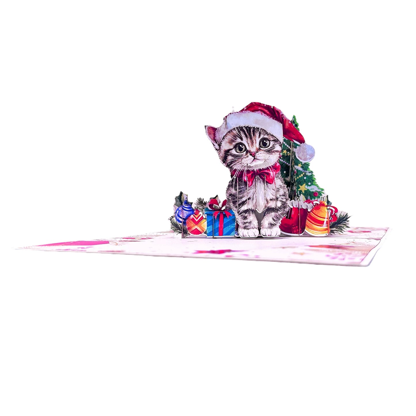 Xmas Cat Pop-Up Card