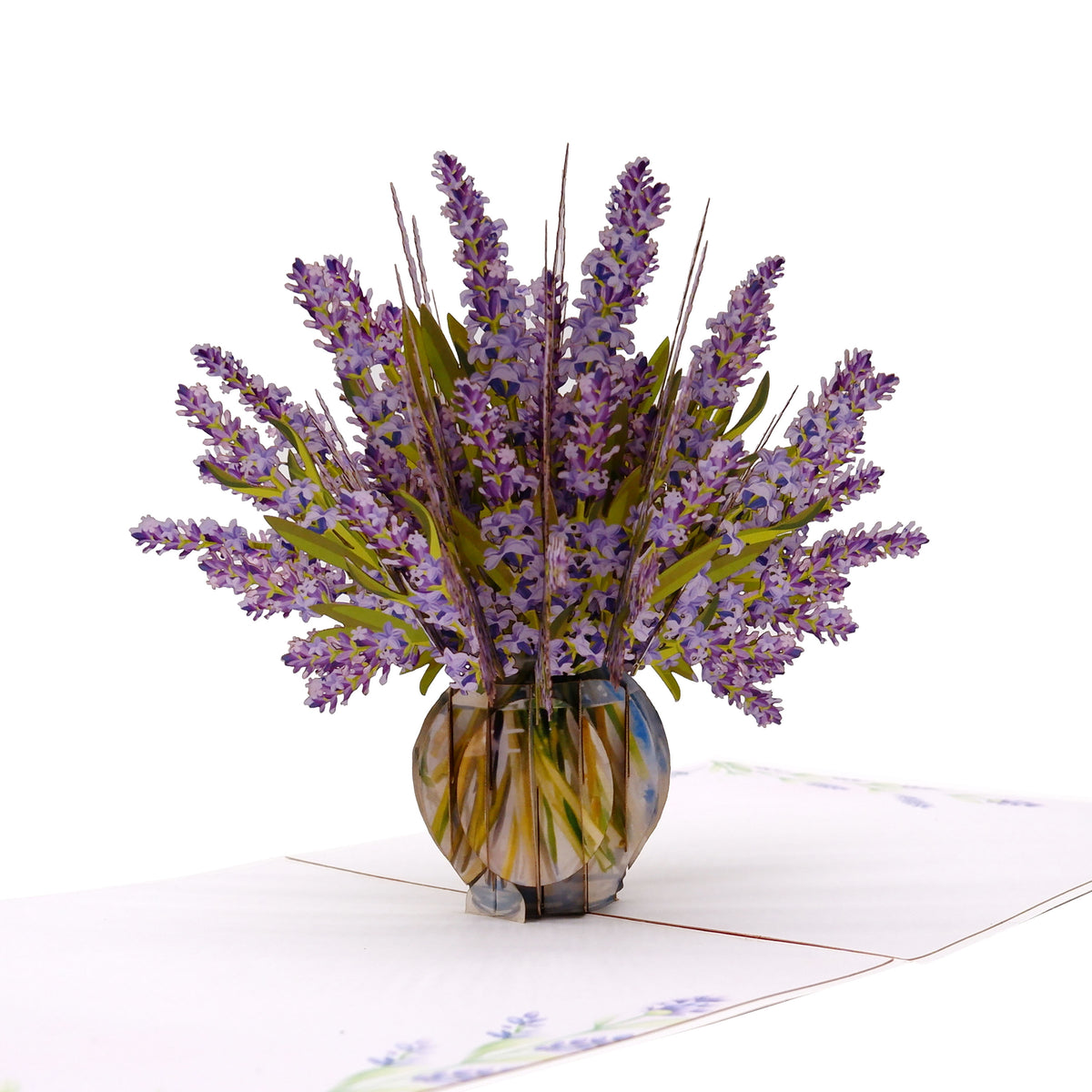 Lavender Pop Up Card