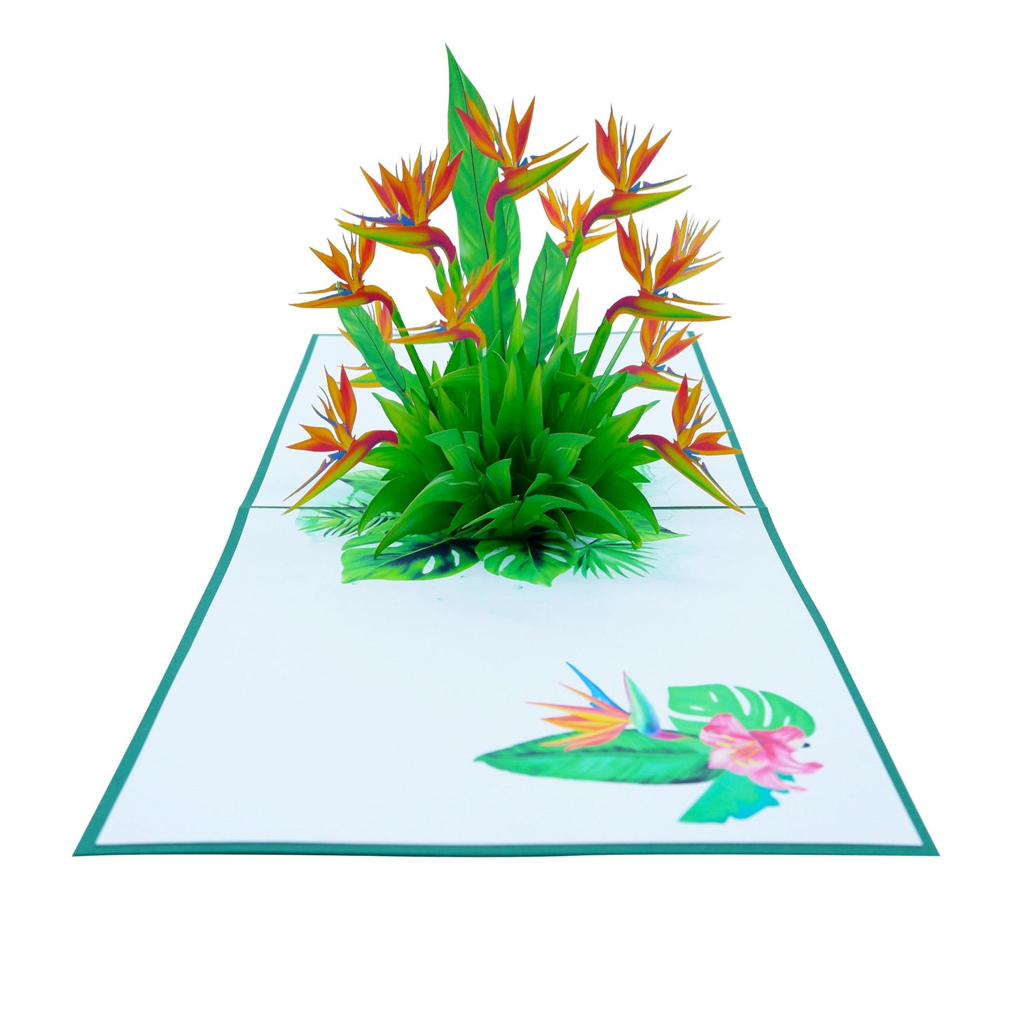 Bird Of Paradise Flowers Pop Up Card