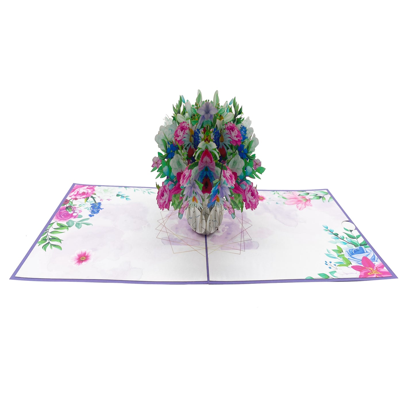 Wildflowers Bouquet Pop Up Card