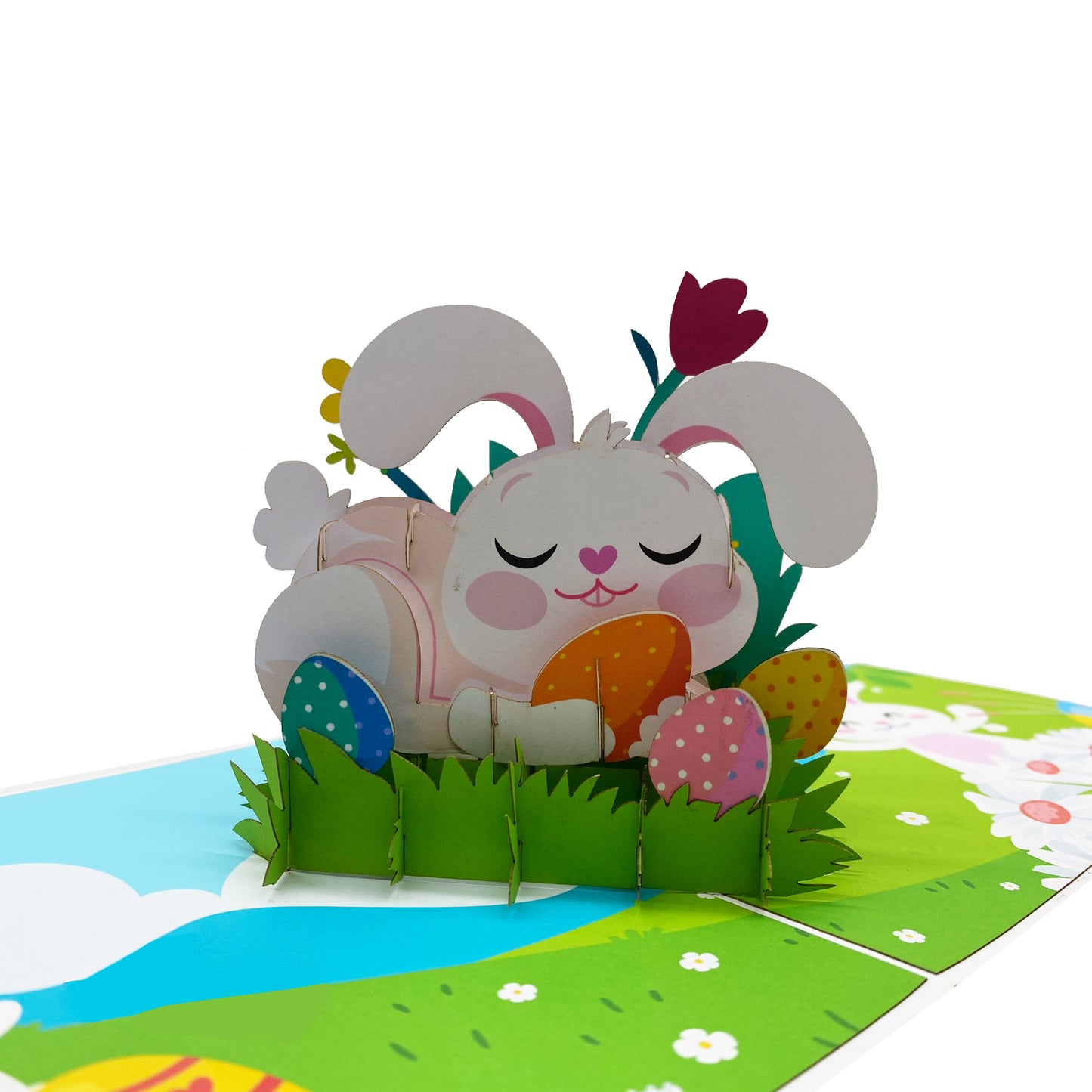 Bunny Easter Pop Up Card