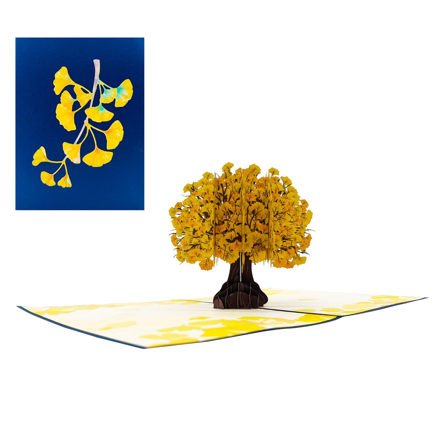 Gingko Pop Up Card