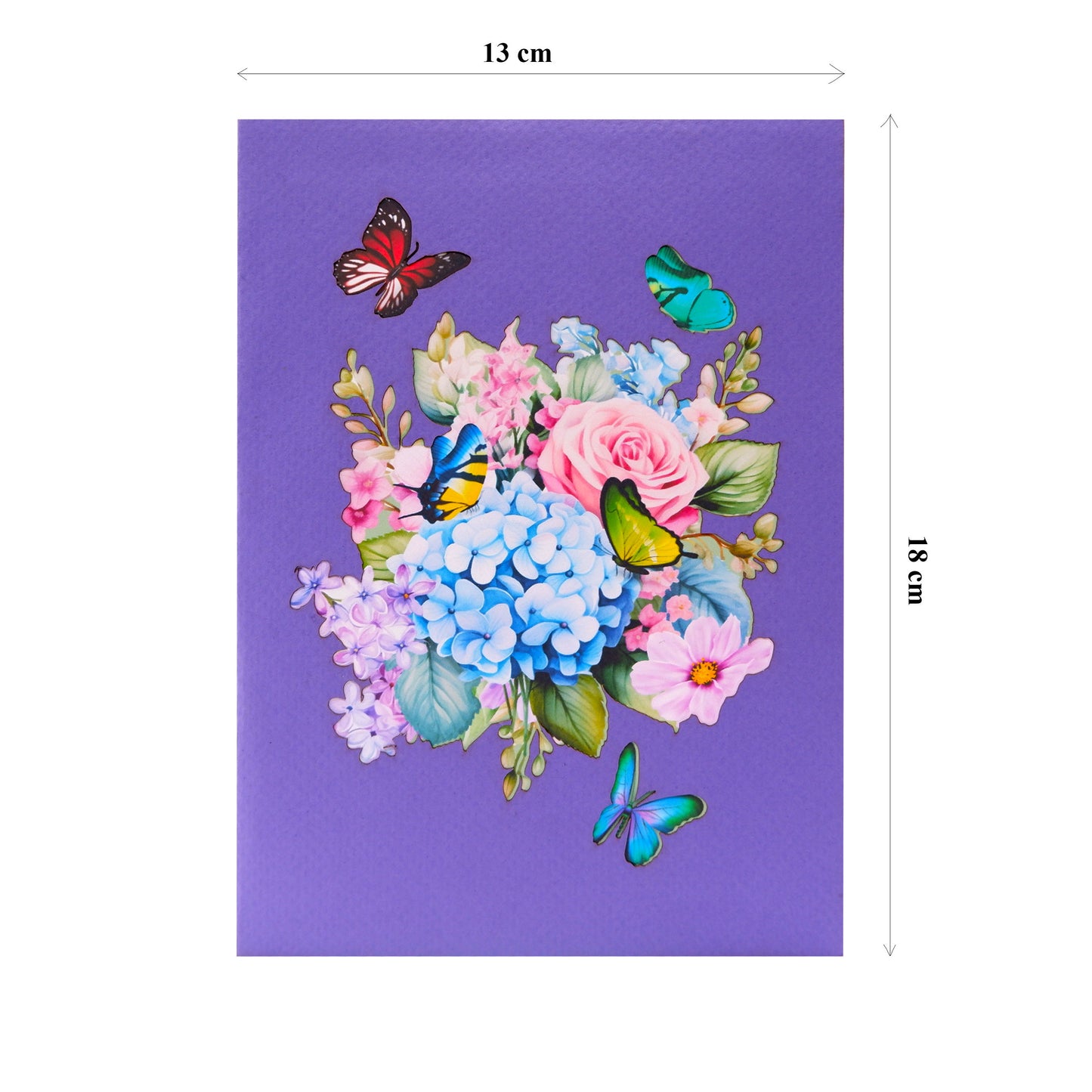 Hydrangea Pop Up Card