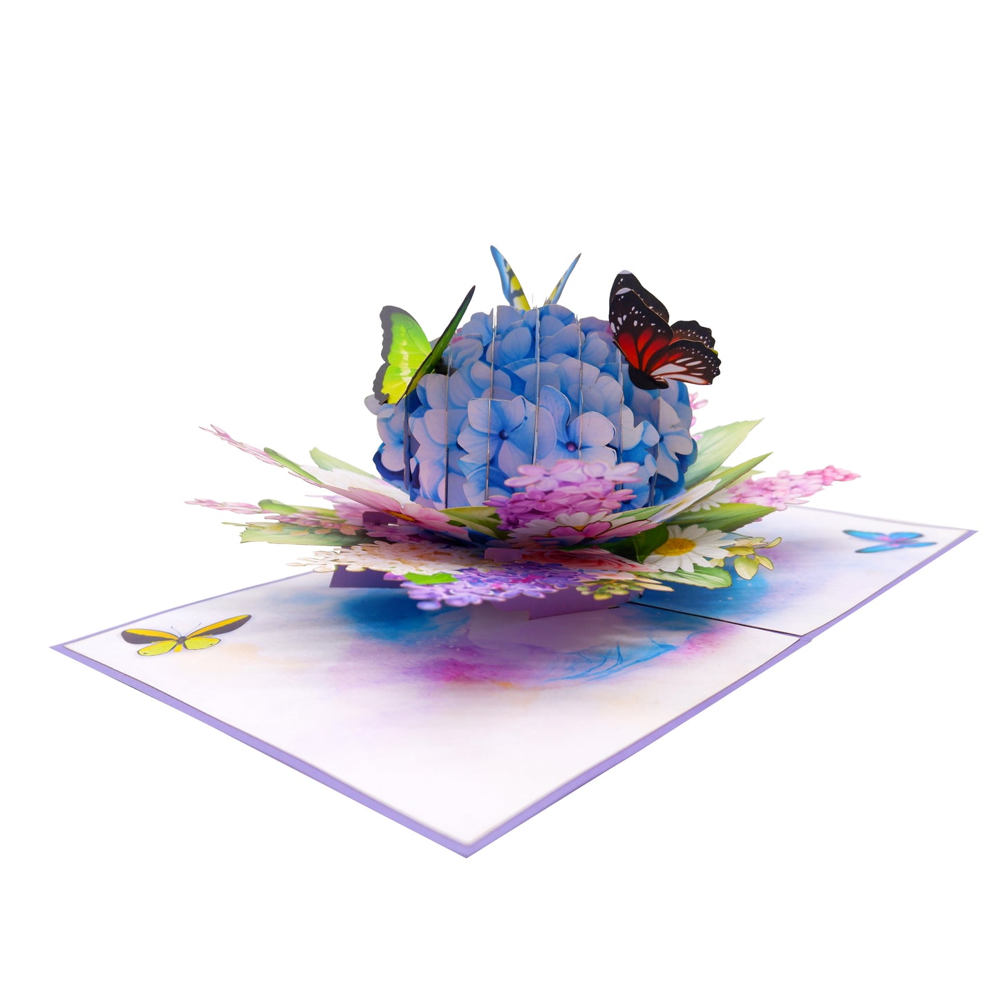 Hydrangea Pop Up Card