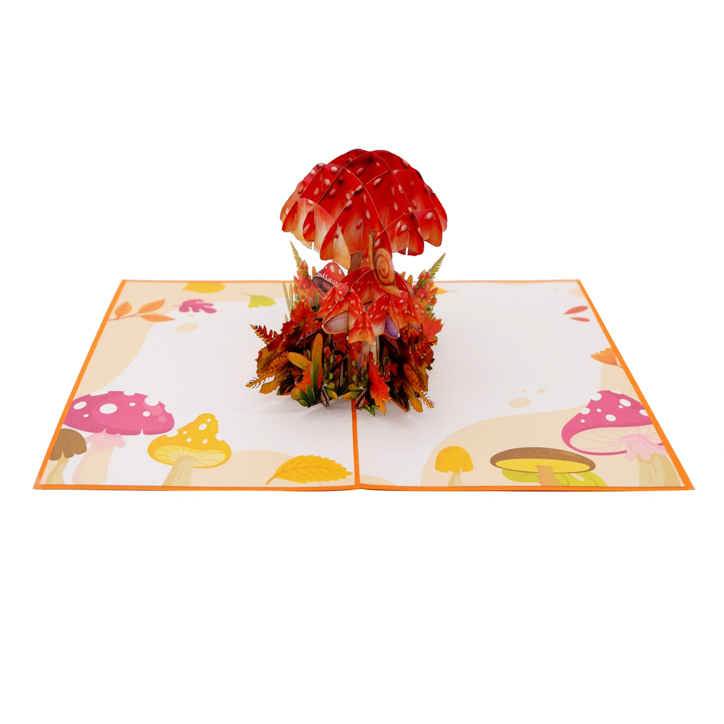 Mushroom Autumn Pop Up Card
