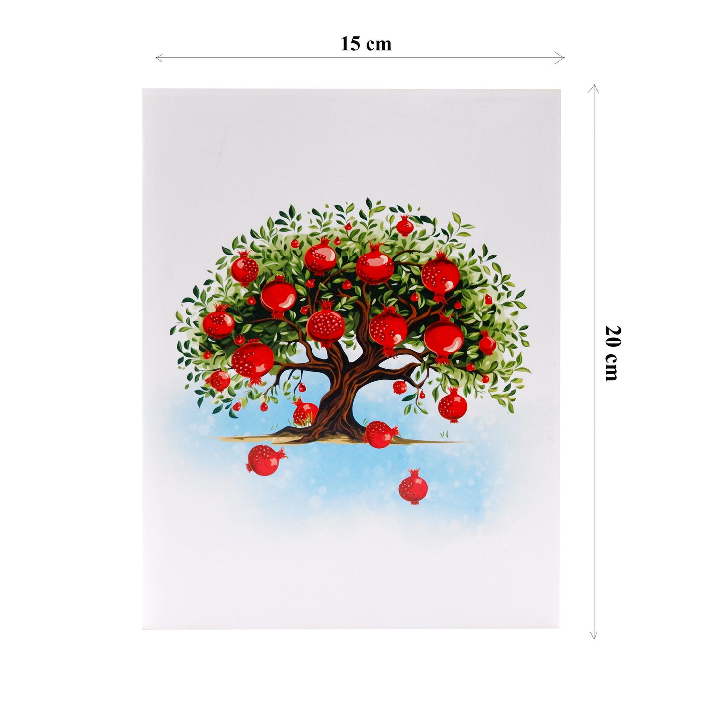 Pomegranate Tree Pop-Up Card