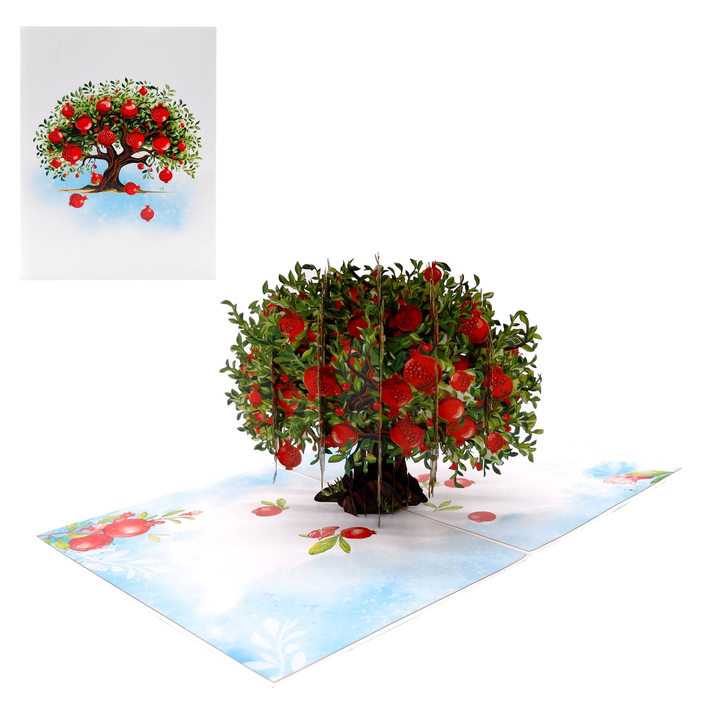 Pomegranate Tree Pop-Up Card