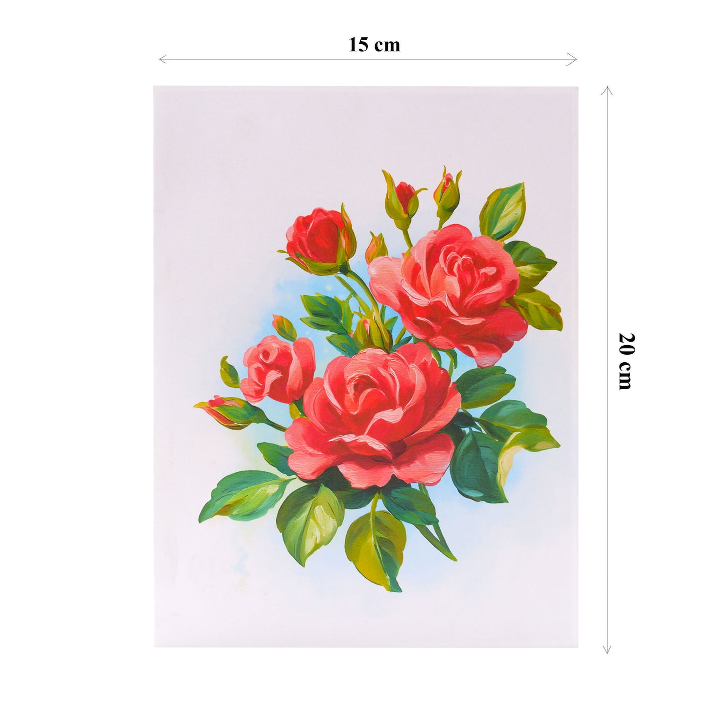 Red Roses Pop-Up Card