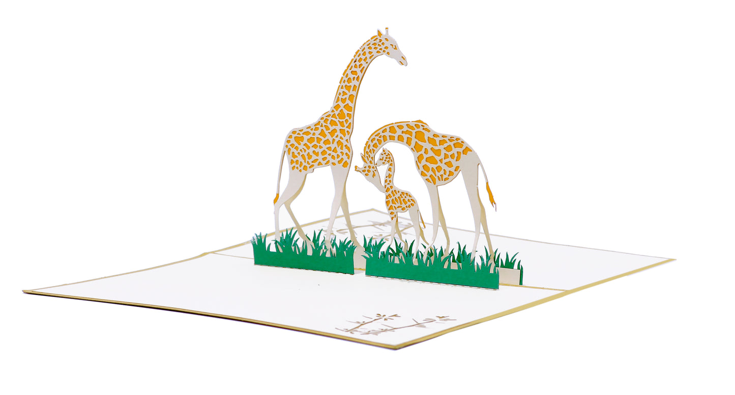 Giraffe Pop Up Cards