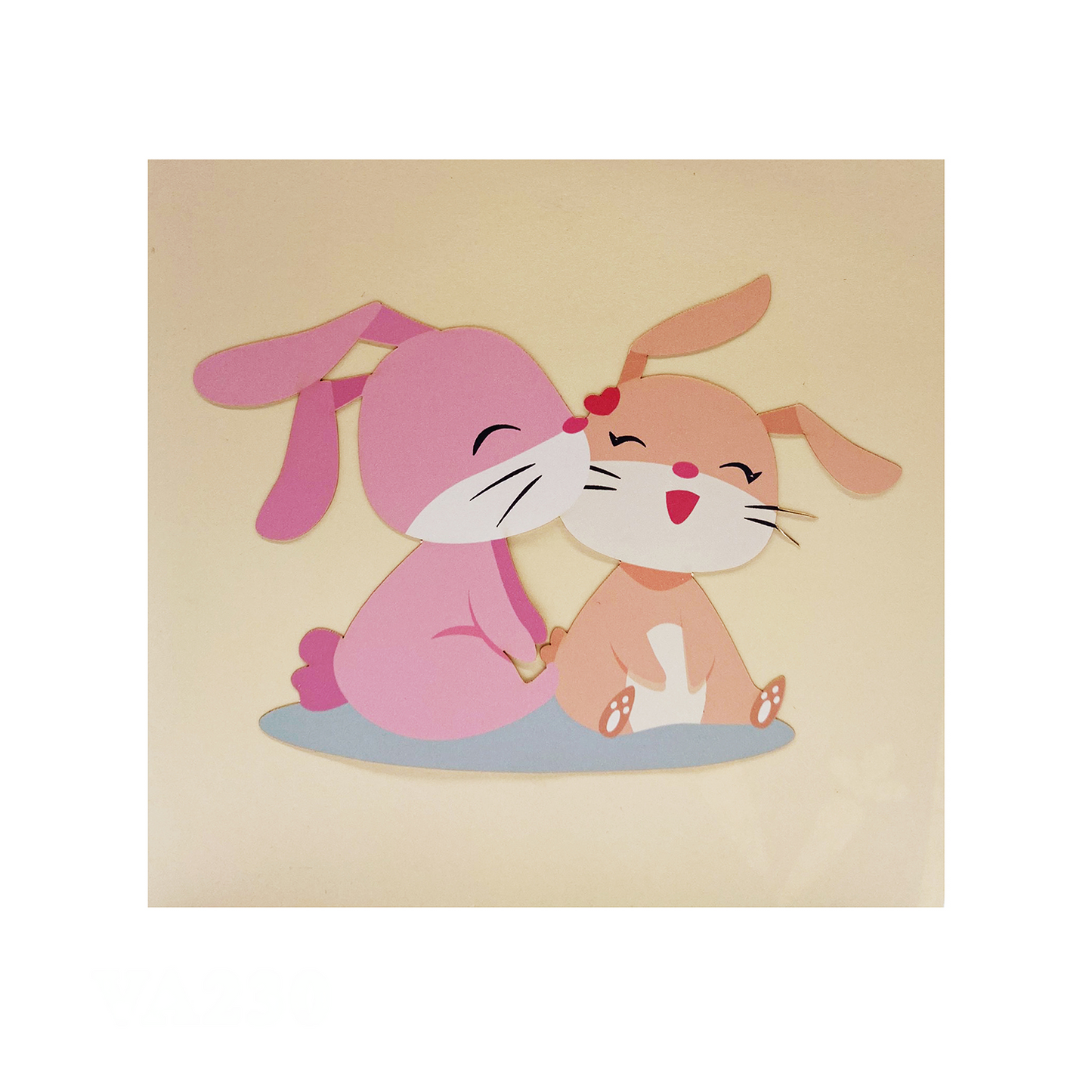 Cute Bunny Pop Up Card