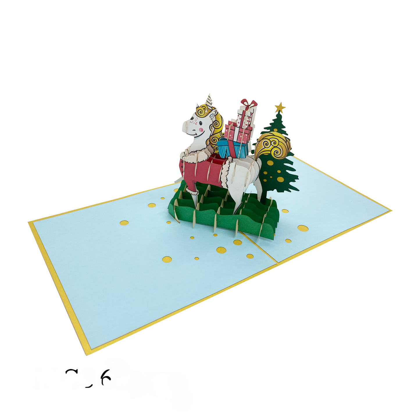 Christmas Pony Pop Up Card
