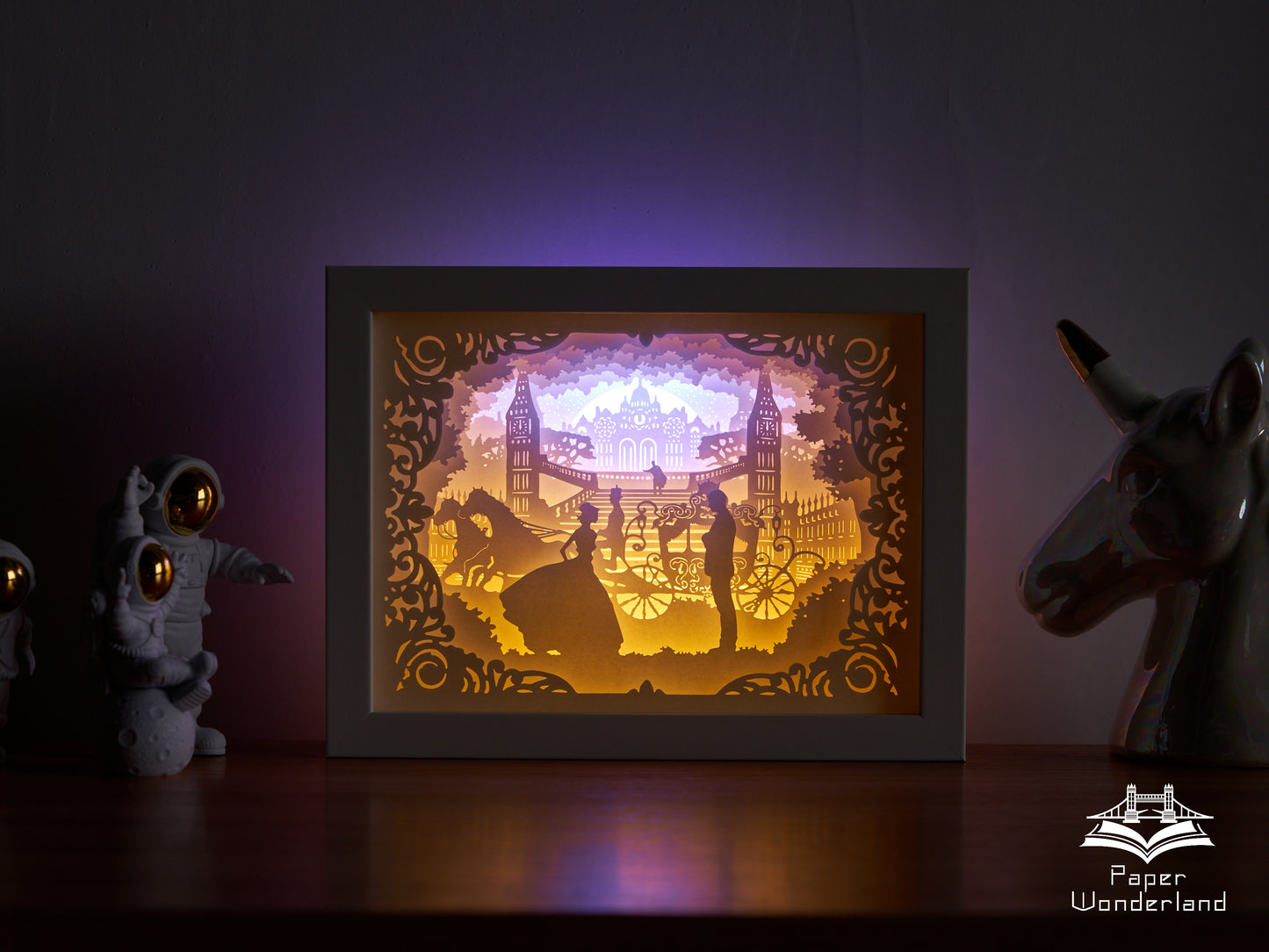 Paper Cut Light Box Paper Carving Light Box -Dream Wedding
