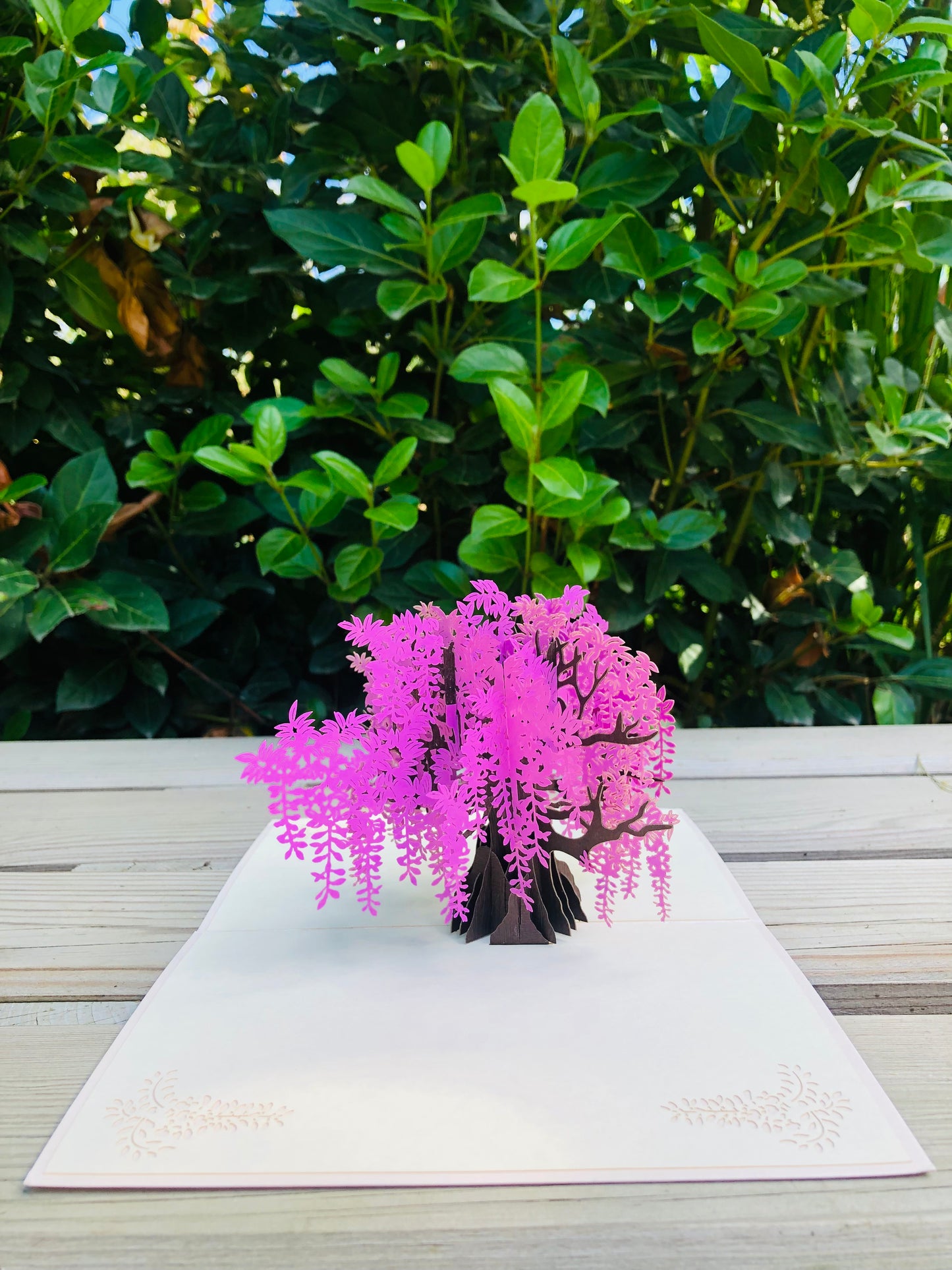 Wisteria tree Pop Up Cards