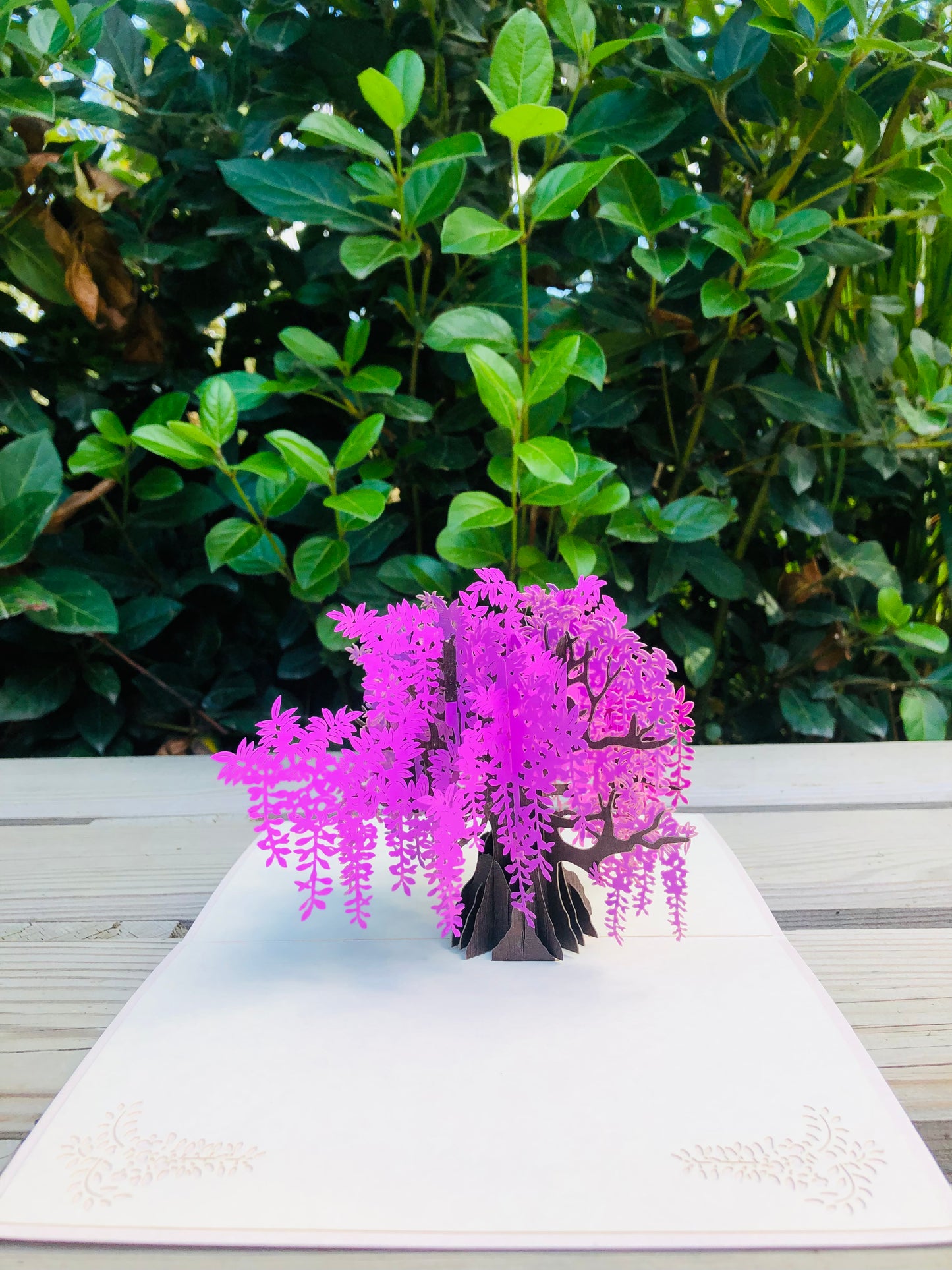 Wisteria tree Pop Up Cards