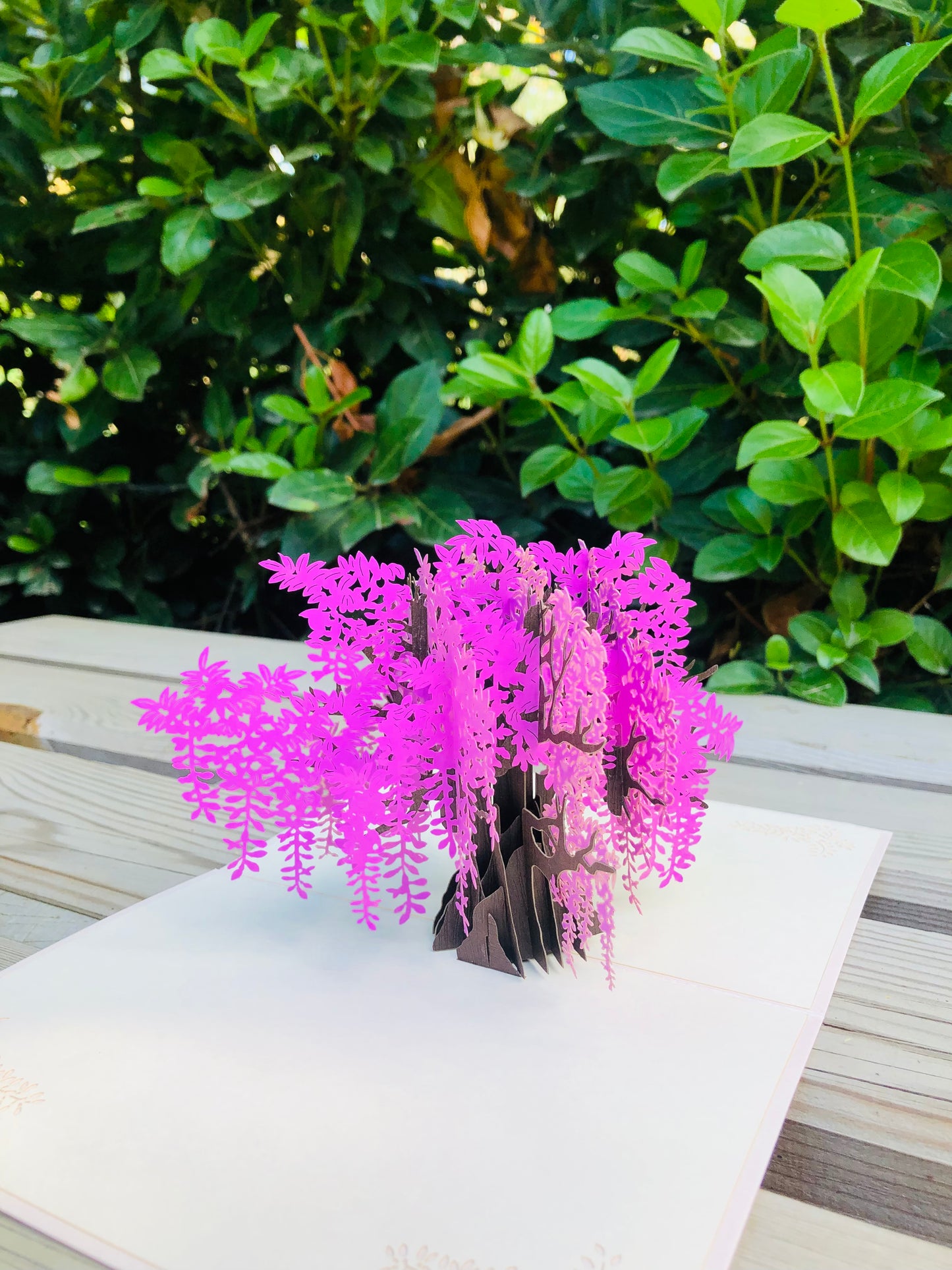 Wisteria tree Pop Up Cards