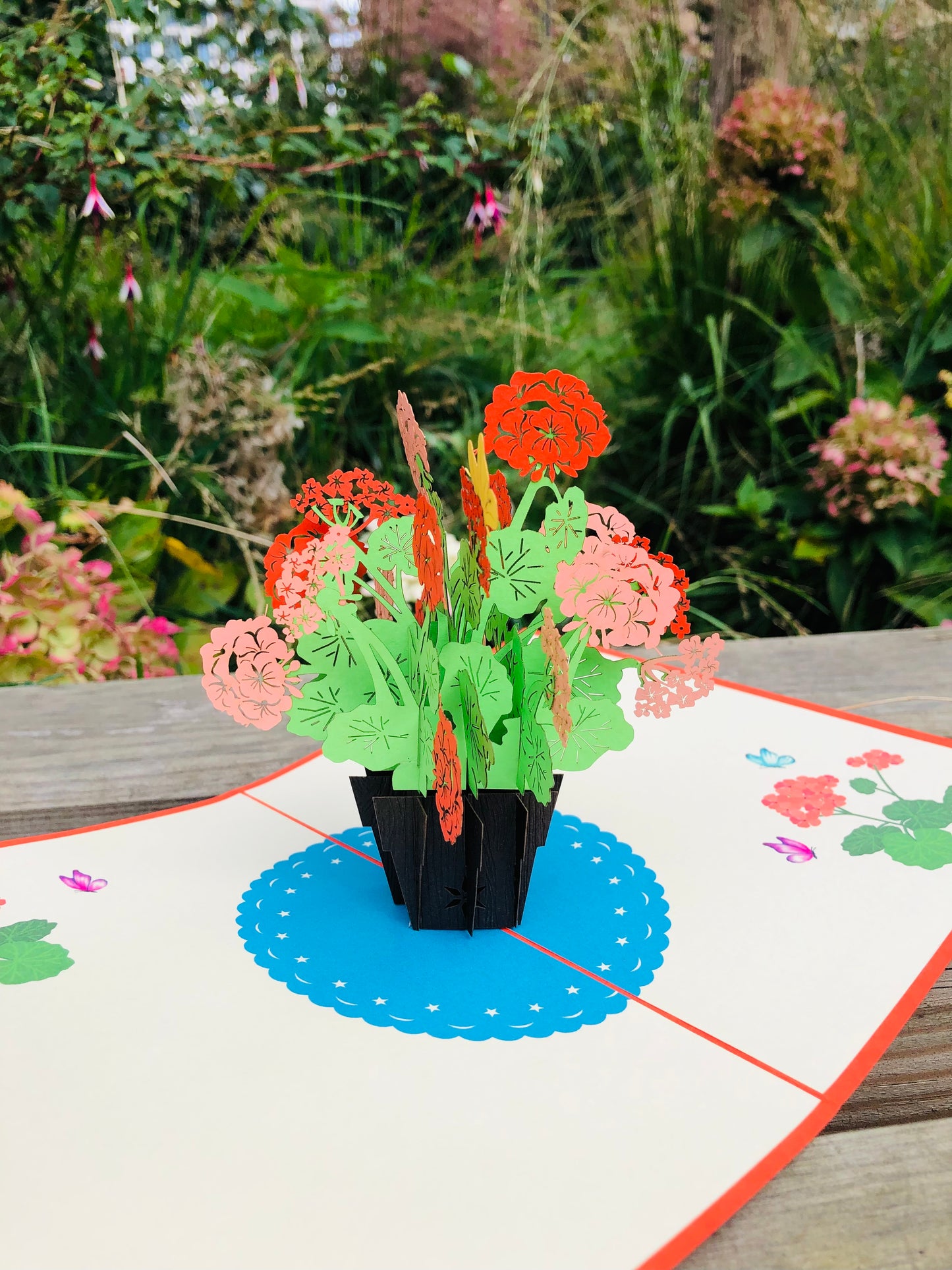 Flowers Basket Pop Up Cards