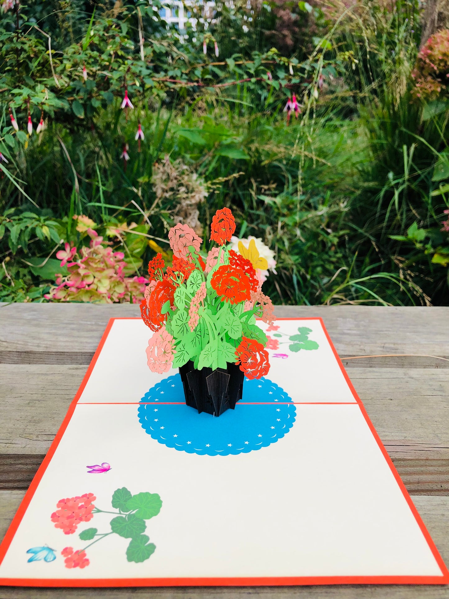 Flowers Basket Pop Up Cards