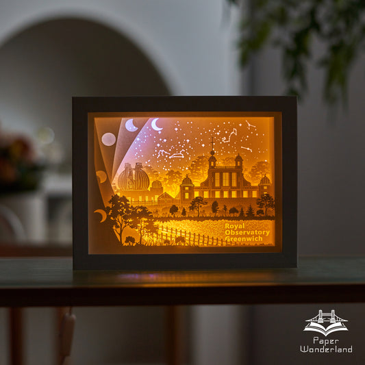 Paper Cut Light Box  Paper Carving Light Box-Royal observatory greenwich