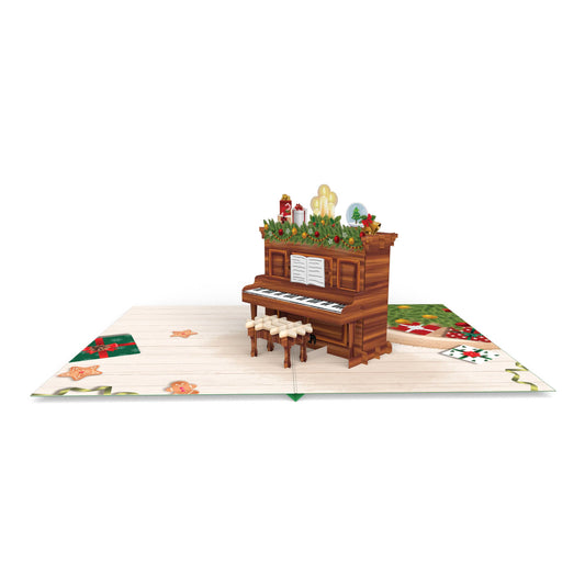 Xmas Piano Pop Up Cards