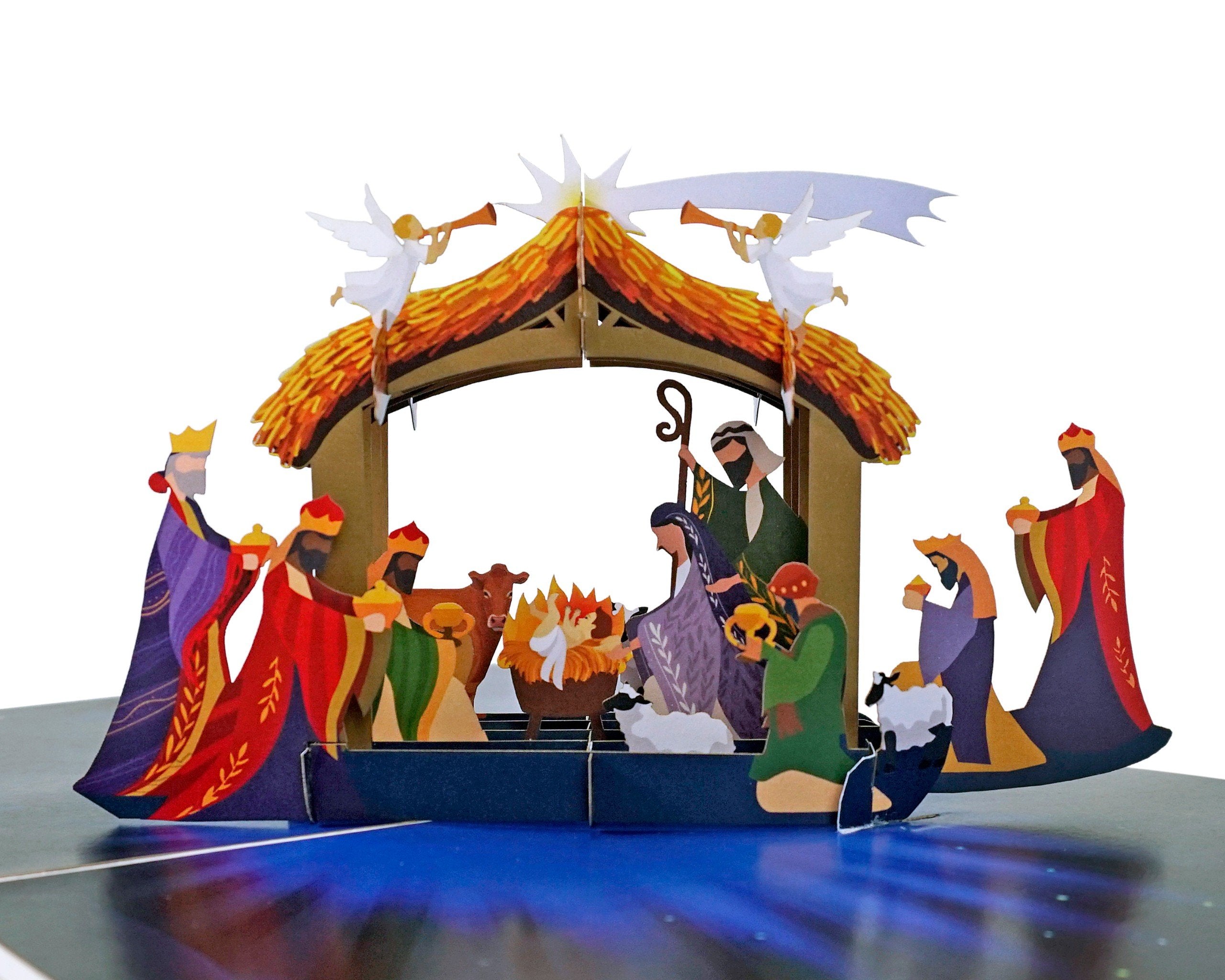 Nativity Pop Up Cards – Paper Wonderland