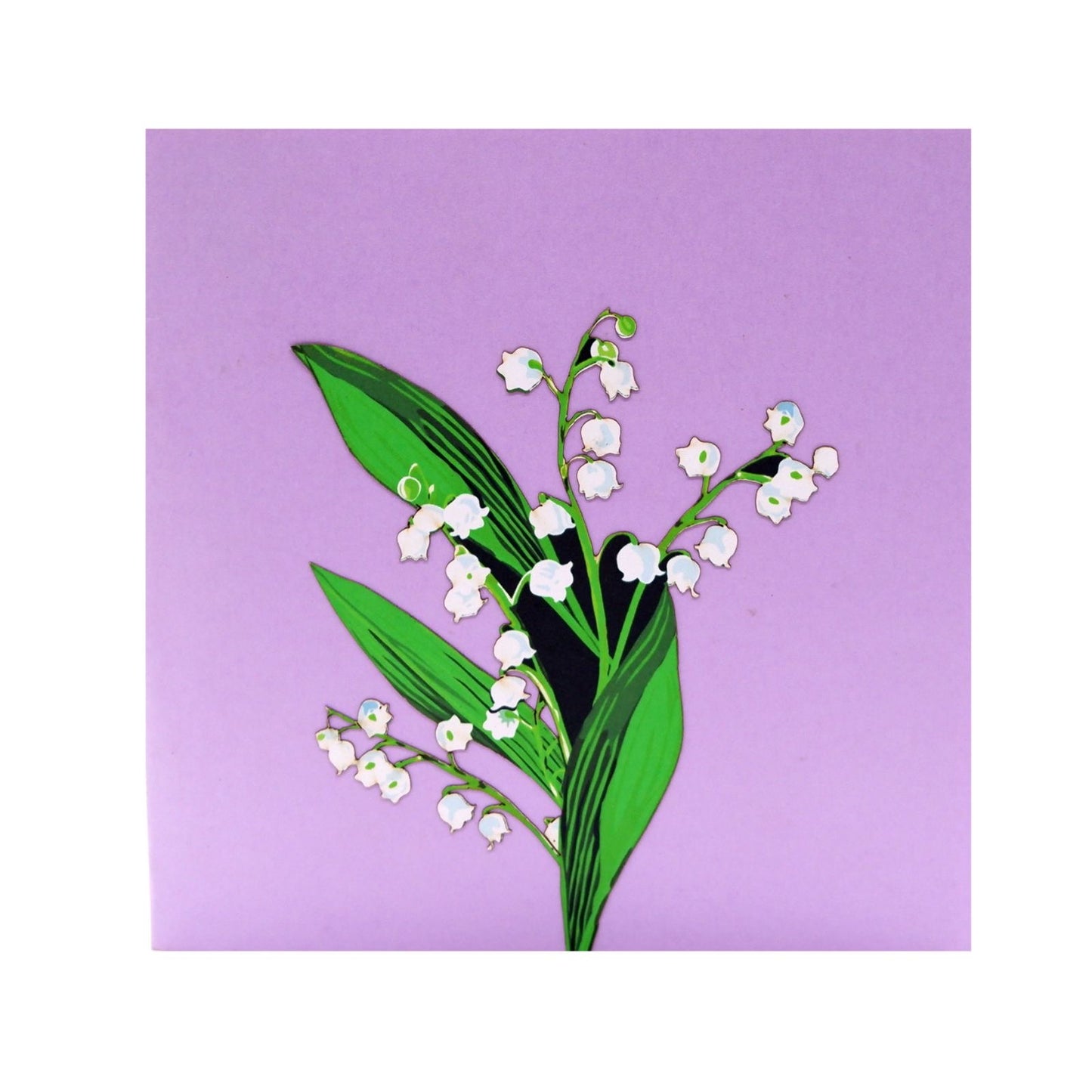Lily Of The Vally Pop Up Card