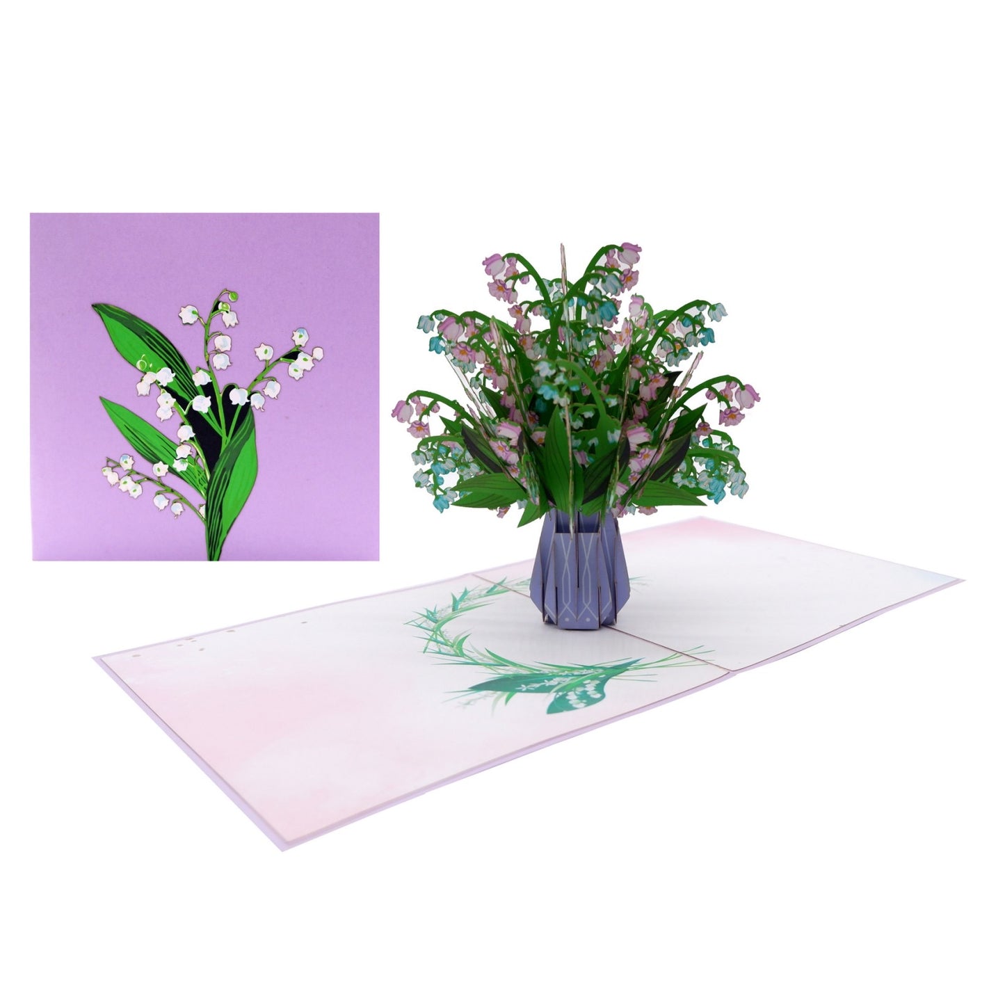 Lily Of The Vally Pop Up Card