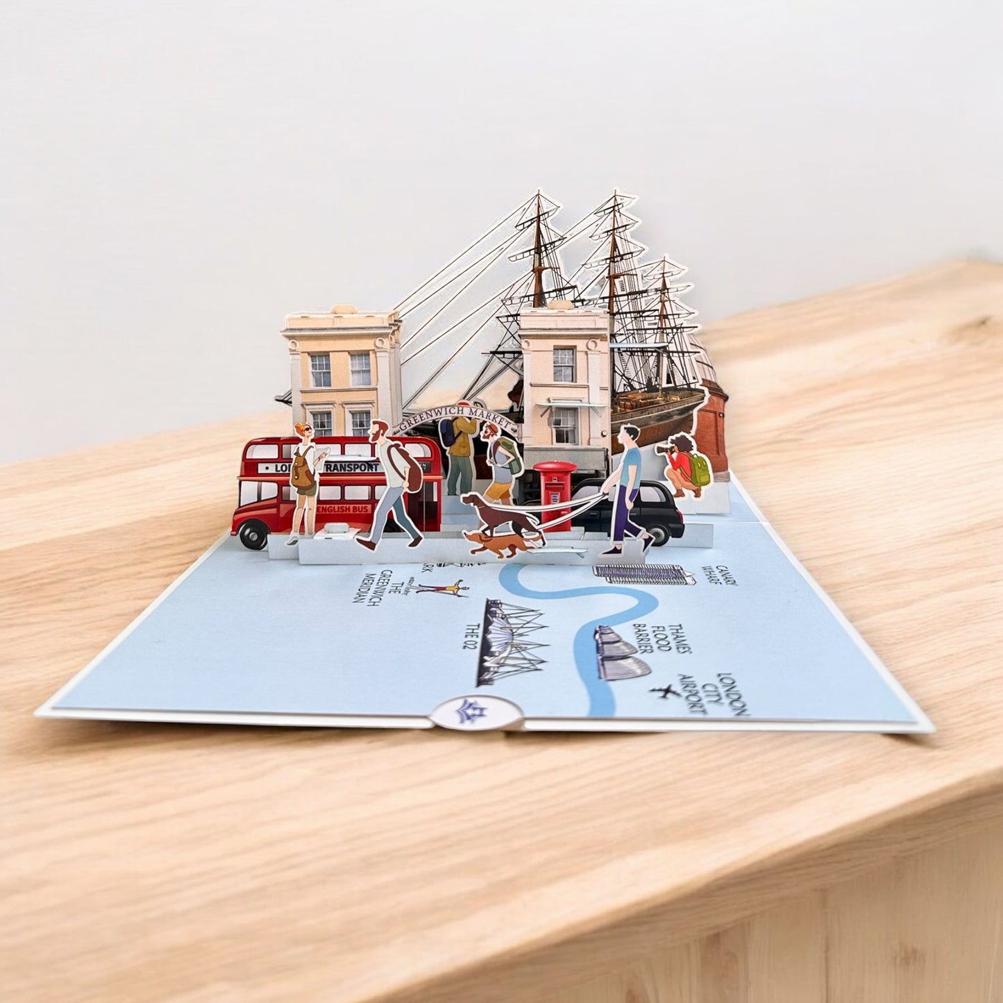 Greenwich market pop up card