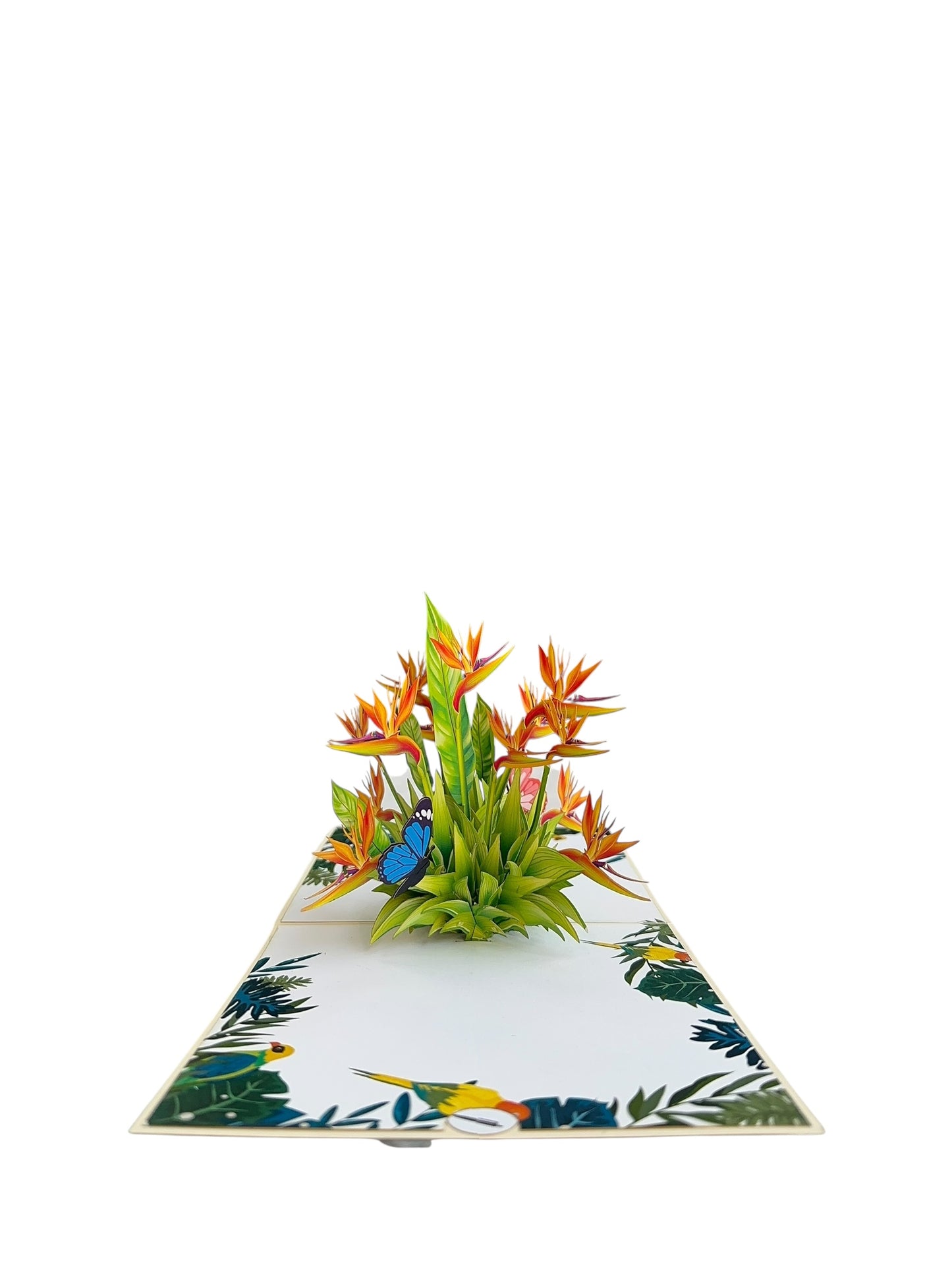 Bird Of Paradise Flowers Pop Up Card