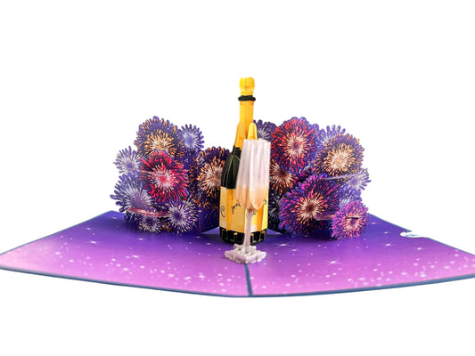 Champagn congrats Pop Up