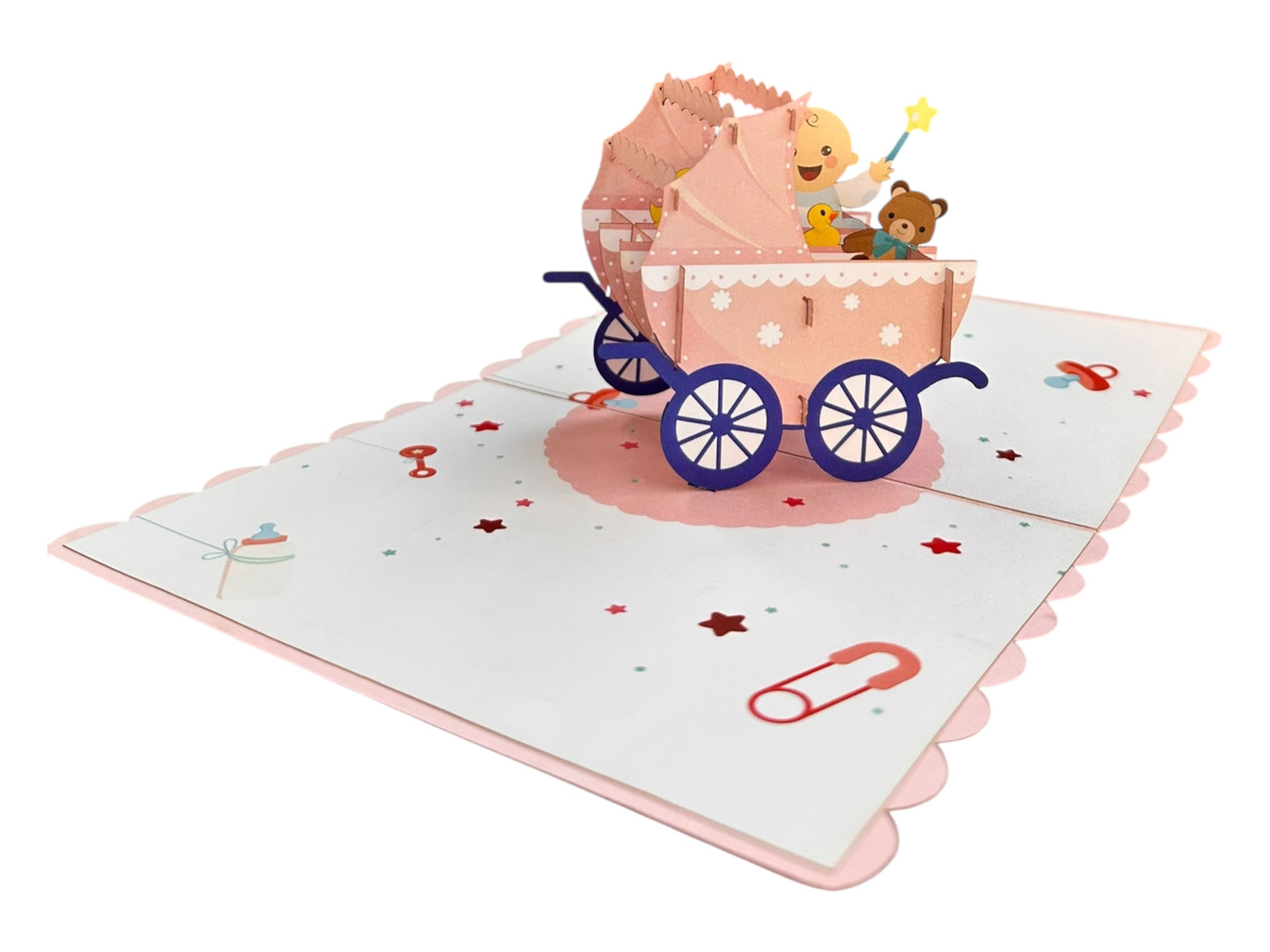 Baby Pram  Pop Up Cards