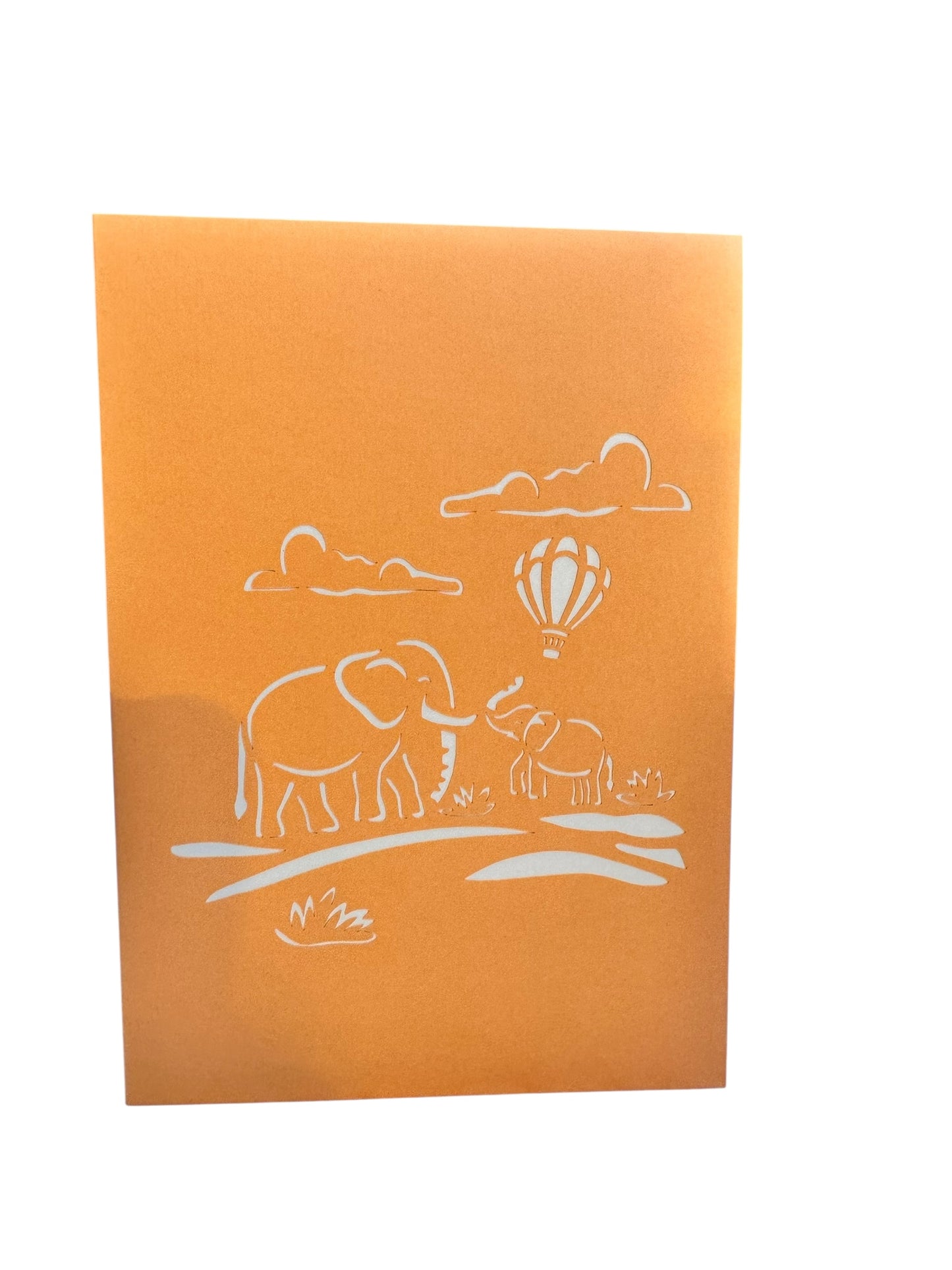Elephant pop up card