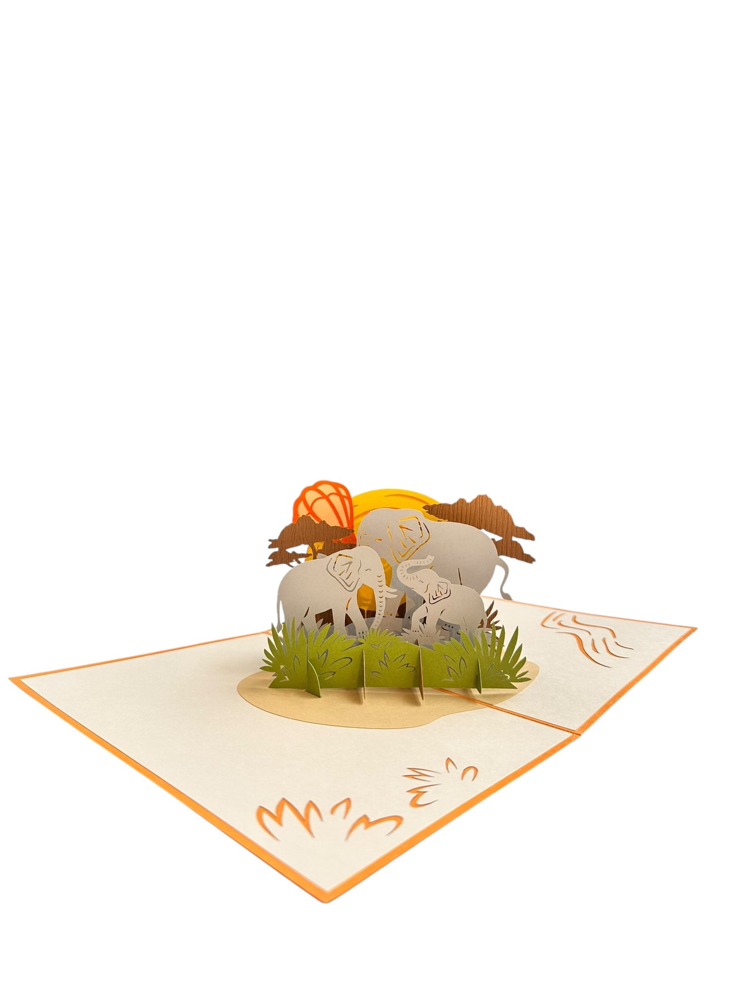 Elephant pop up card