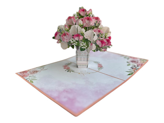 Flower  pop up card
