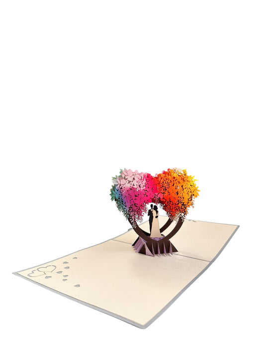 Wedding  pop up card