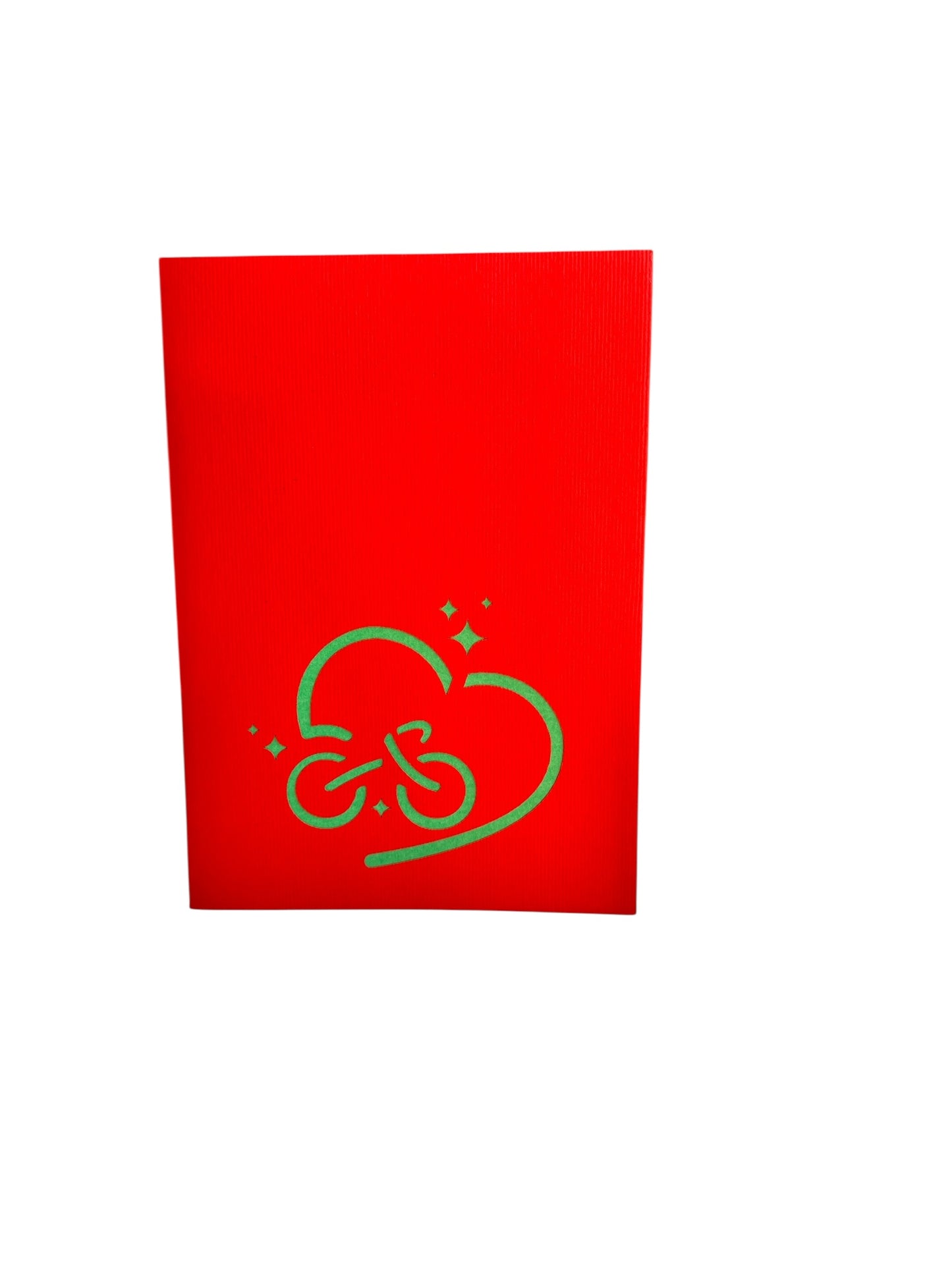 Wedding bike pop up card