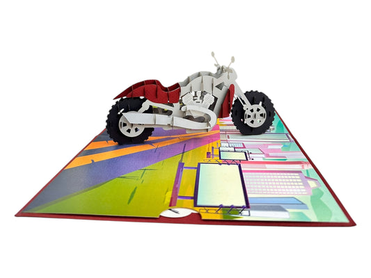 Motorbike Pop Up Cards