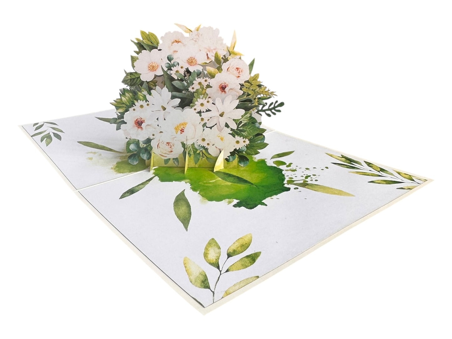 Happy birthday flower pop up card