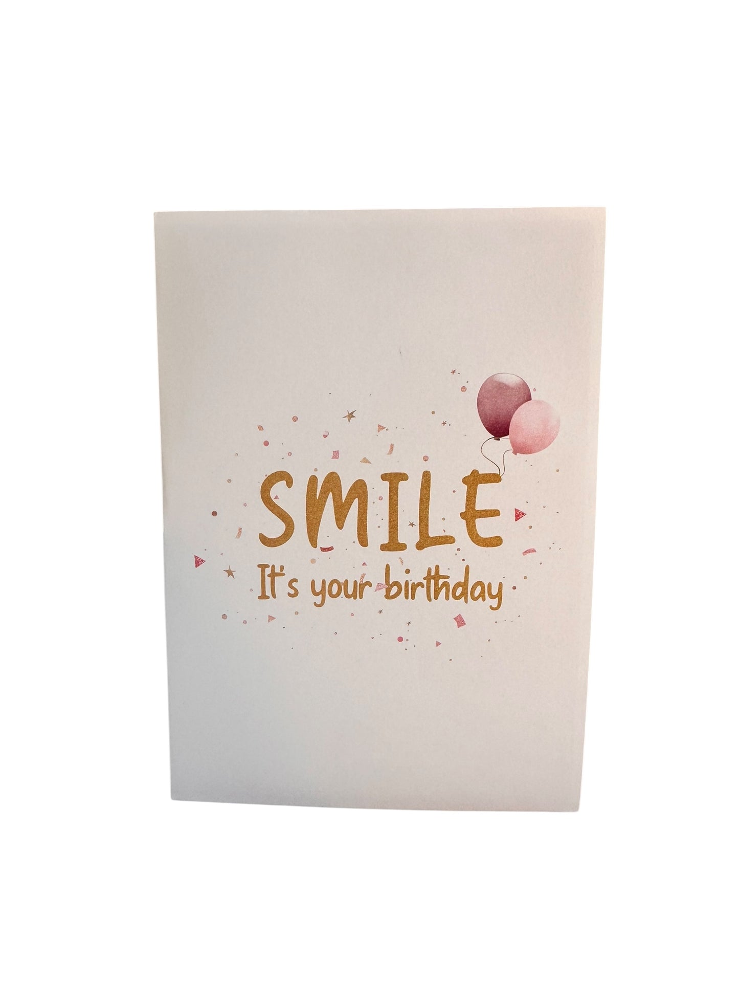 Happy birthday cat pop up card