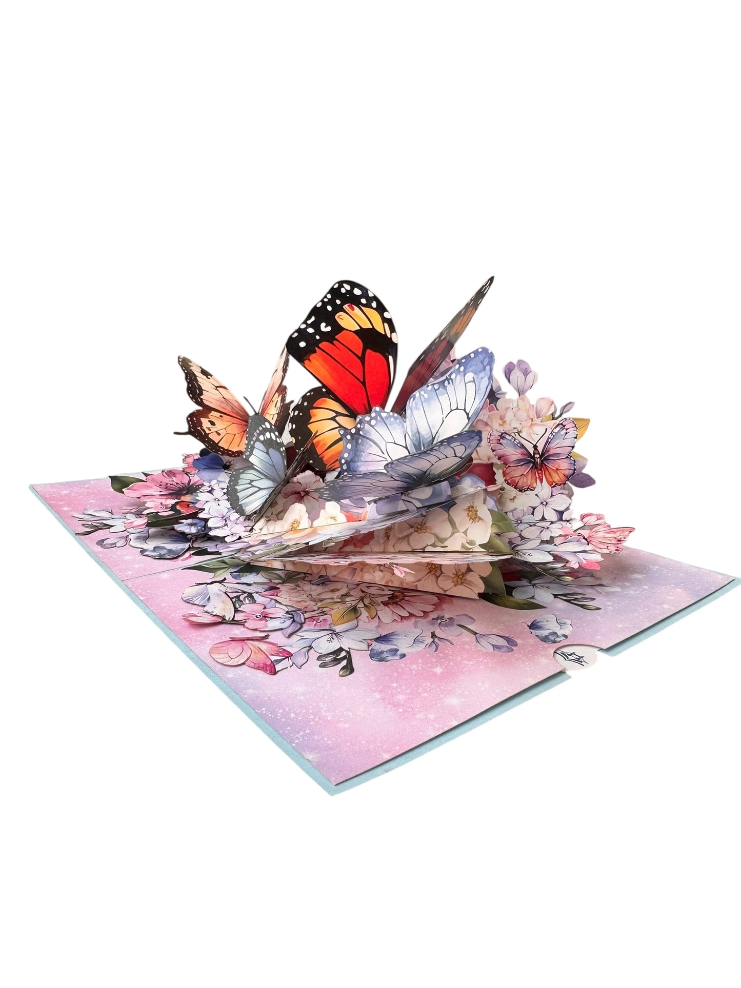 3D butterfly Pop Up card