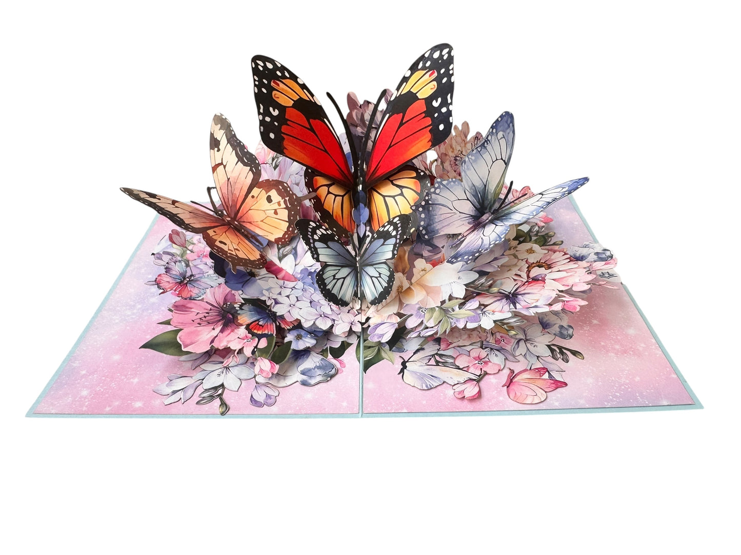 3D butterfly Pop Up card
