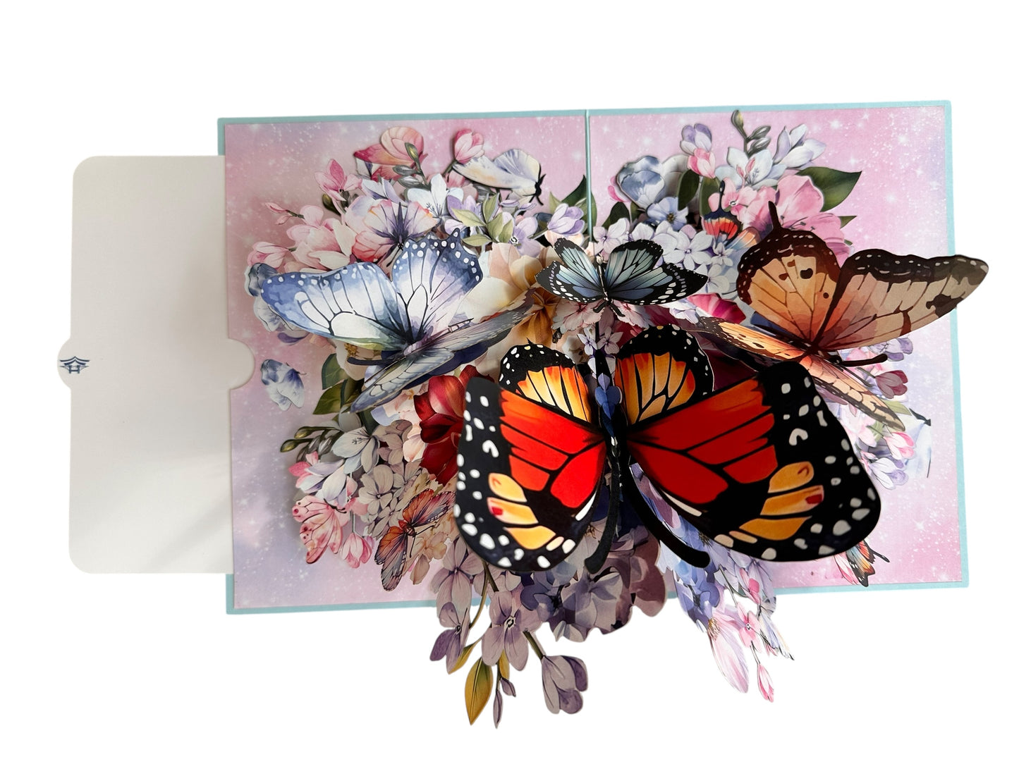 3D butterfly Pop Up card