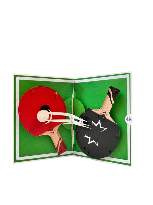Table teenis Pop Up Card