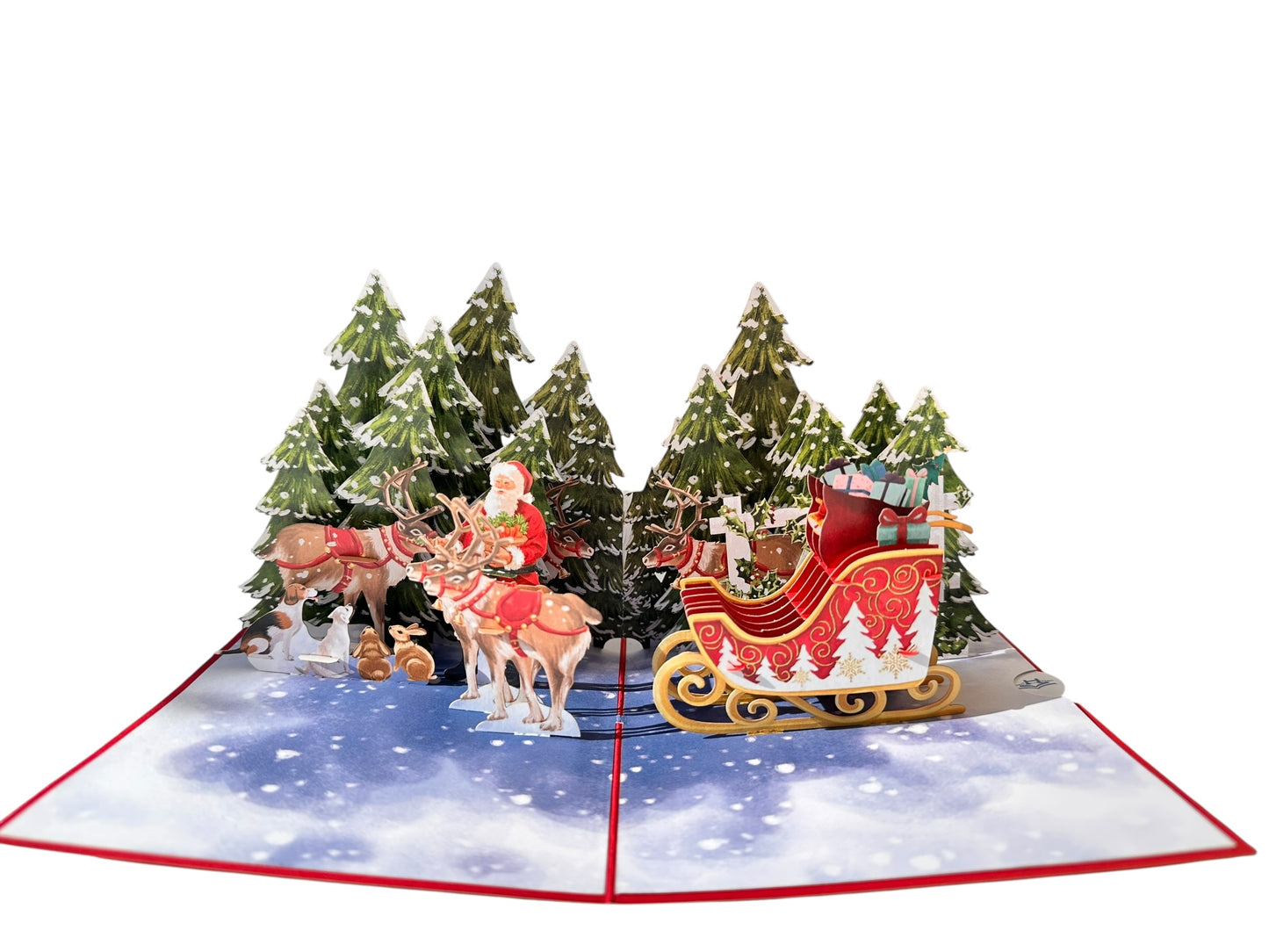 Santa Christmas Pop Up Card