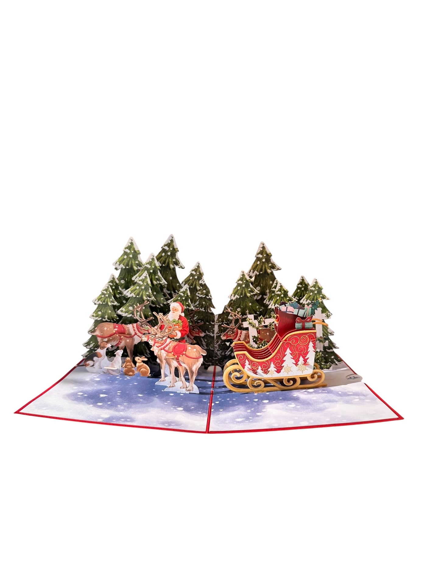 Santa Christmas Pop Up Card